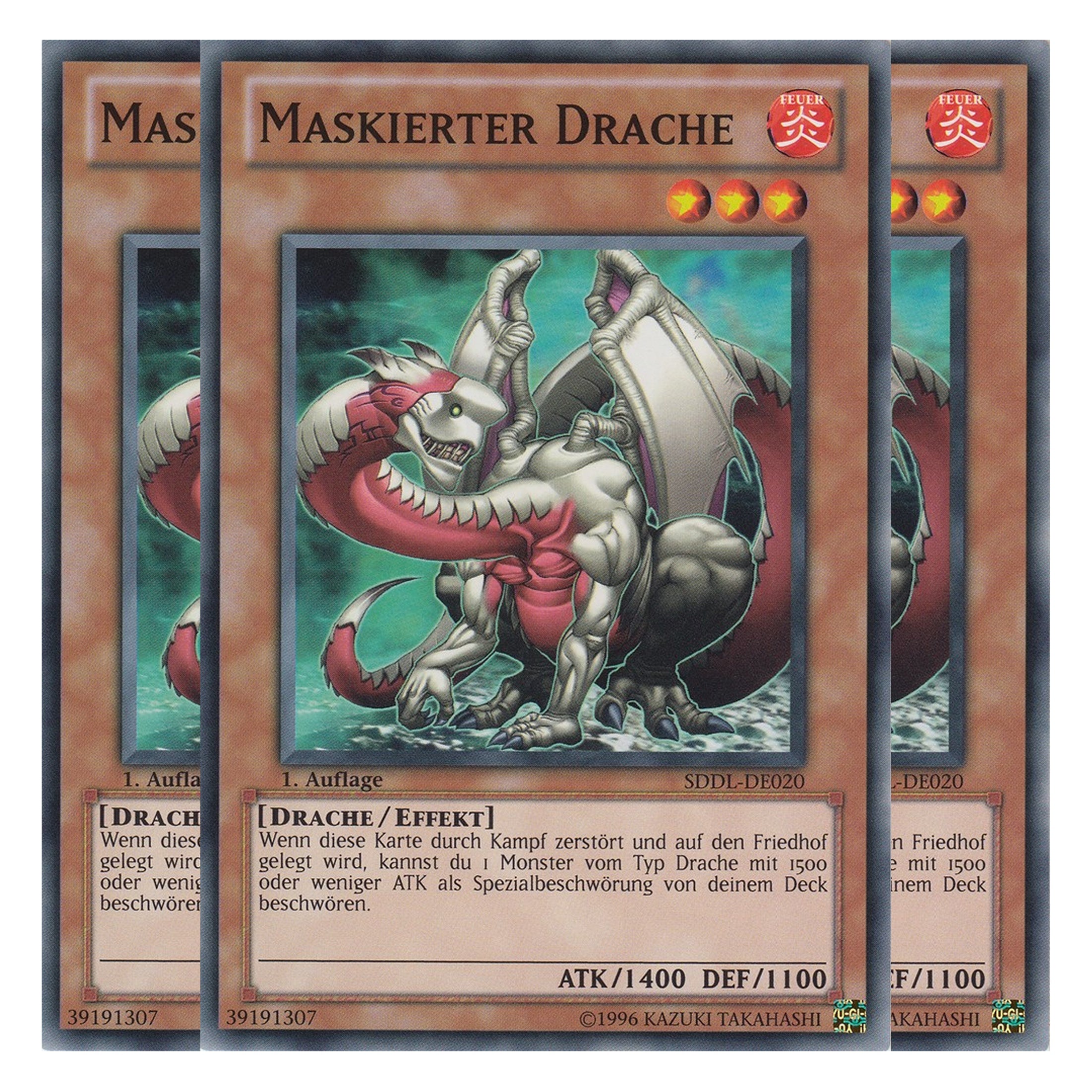 Maskierter Drache - SDDL-DE020 - Common - Deutsch - 1. Auflage - Structure Deck: Dragunity Legion - Playset (3 Kopien)