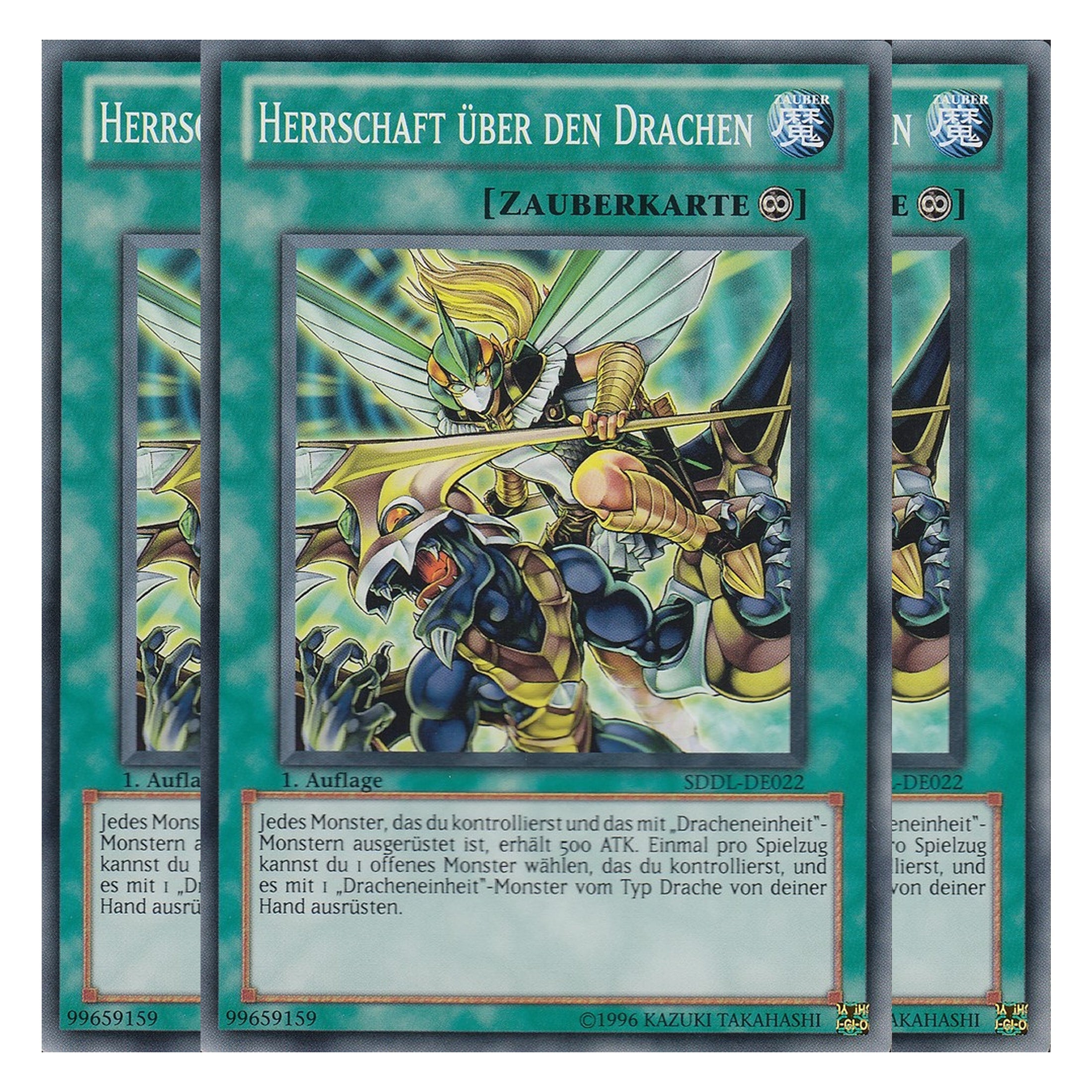 Herrschaft über den Drachen - SDDL-DE022 - Common - Deutsch - 1. Auflage - Structure Deck: Dragunity Legion - Playset (3 Kopien)