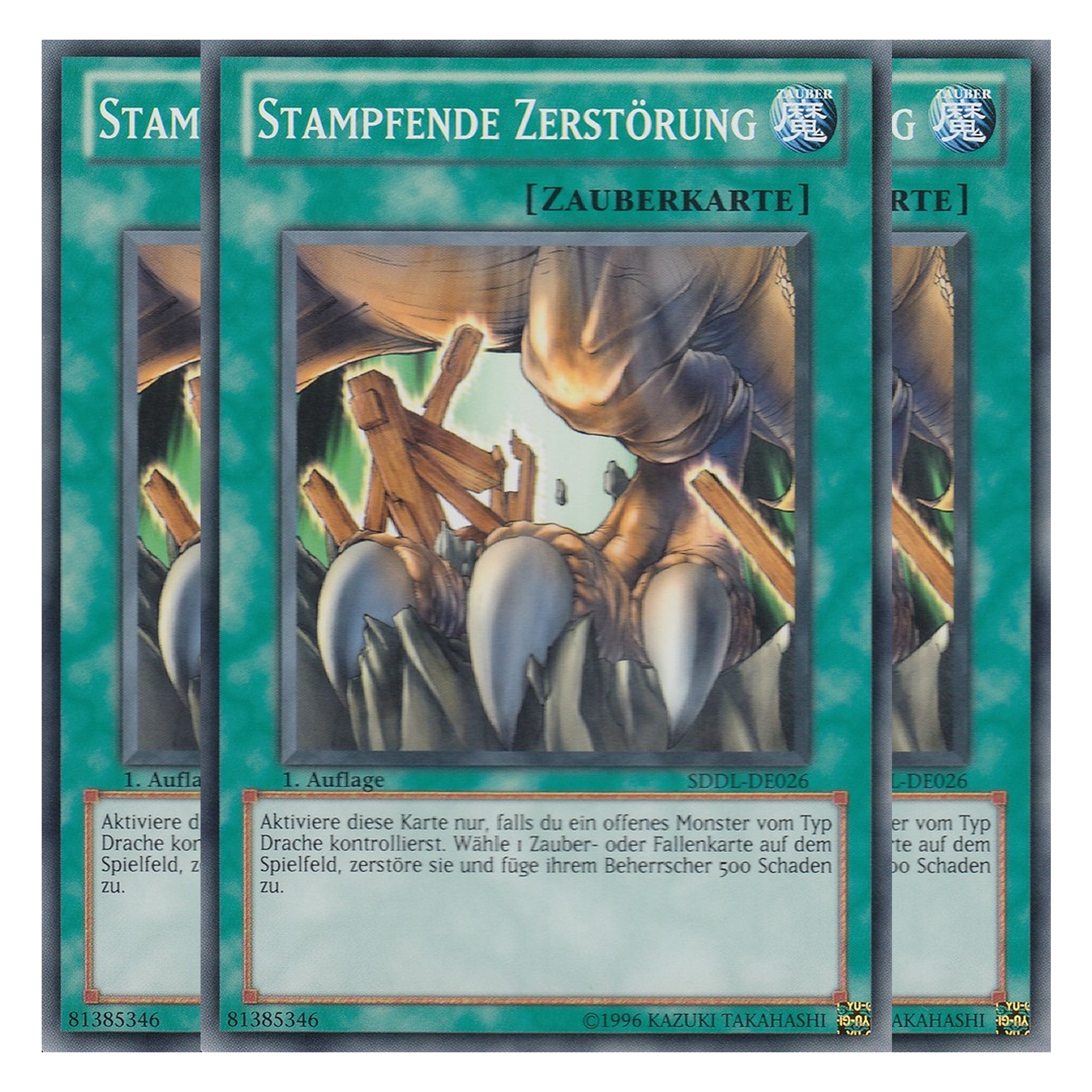 Stampfende Zerstörung - SDDL-DE026 - Common - Deutsch - 1. Auflage - Structure Deck: Dragunity Legion - Playset (3 Kopien)
