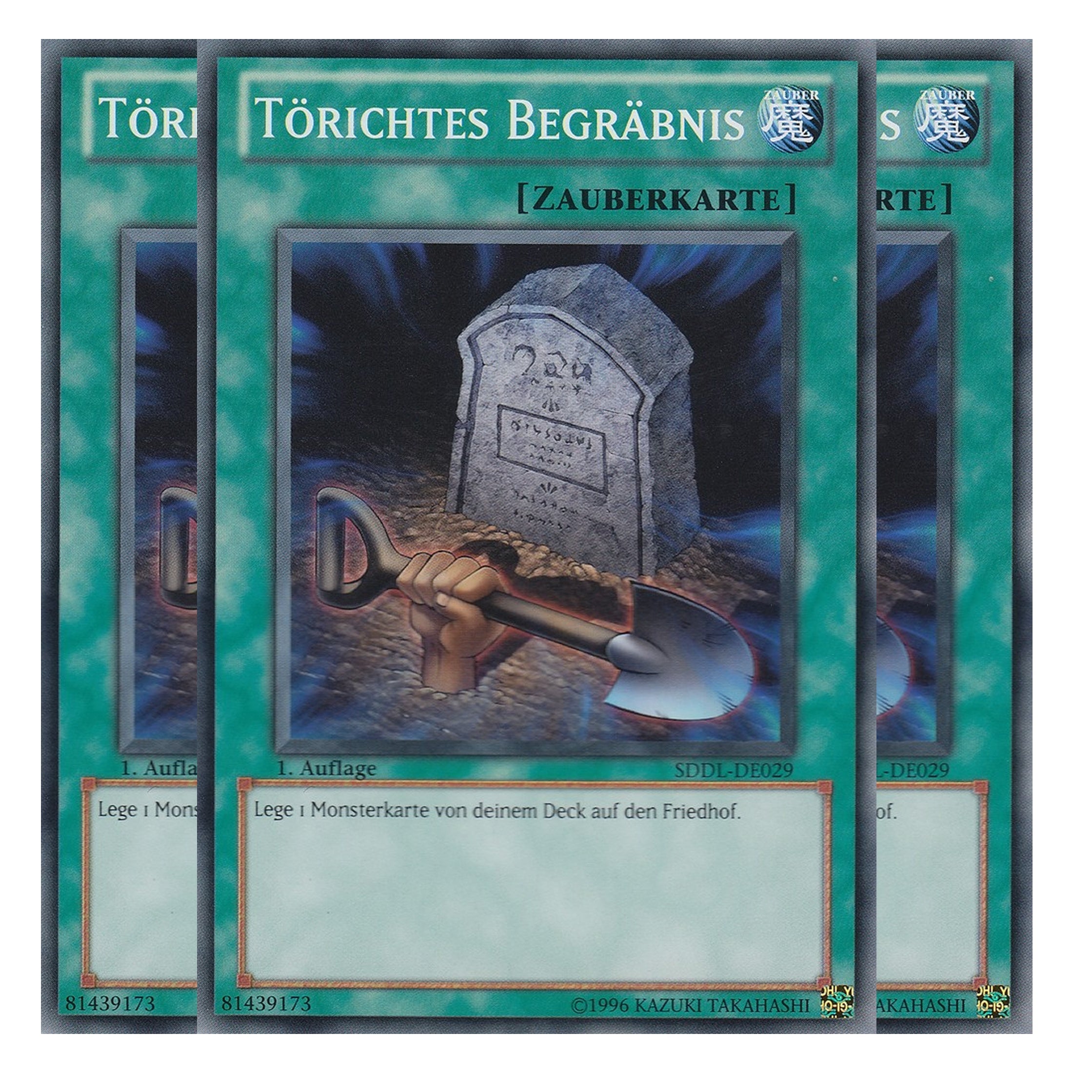 Törichtes Begräbnis - SDDL-DE029 - Common - Deutsch - 1. Auflage - Structure Deck: Dragunity Legion - Playset (3 Kopien)