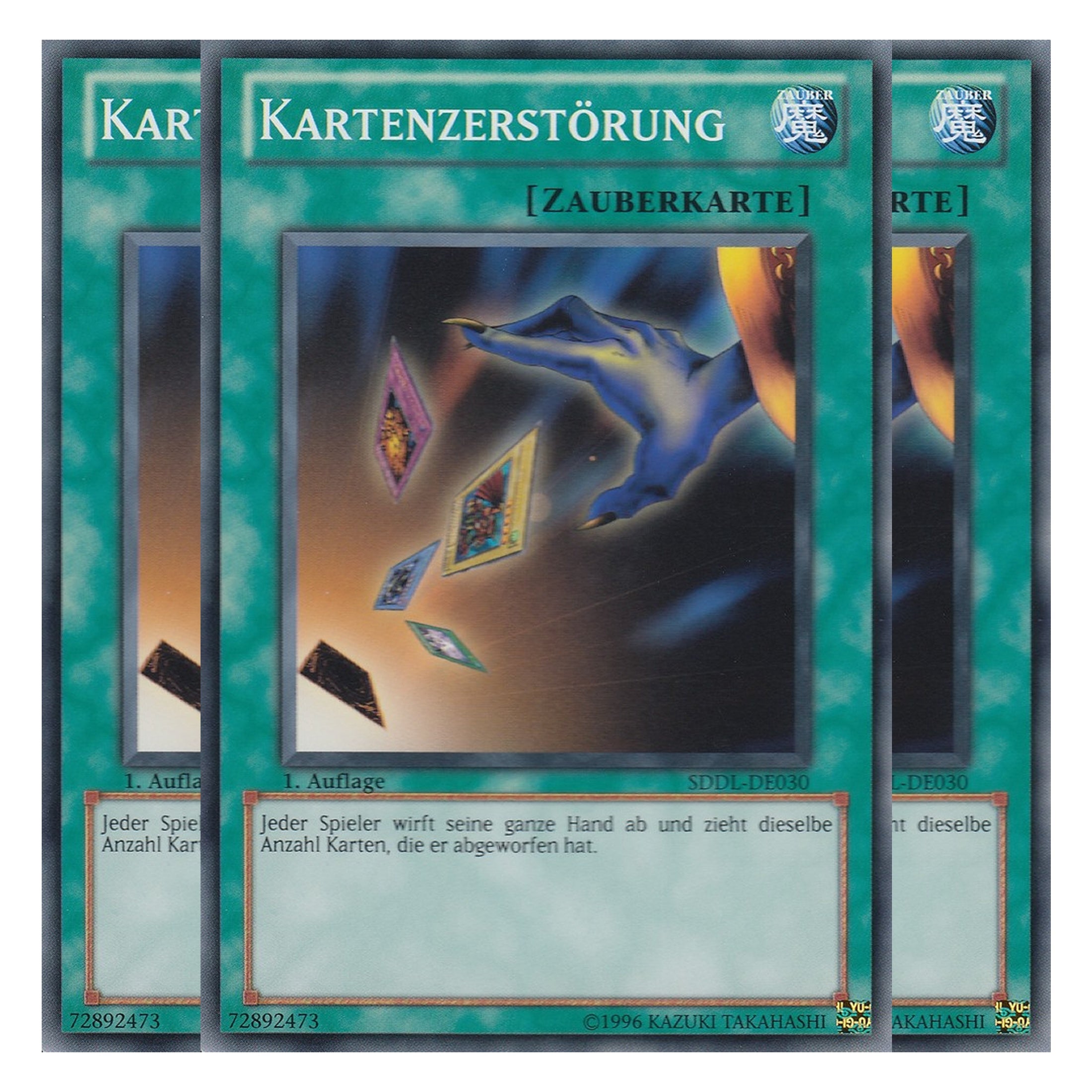 Kartenzerstörung - SDDL-DE030 - Common - Deutsch - 1. Auflage - Structure Deck: Dragunity Legion - Playset (3 Kopien)
