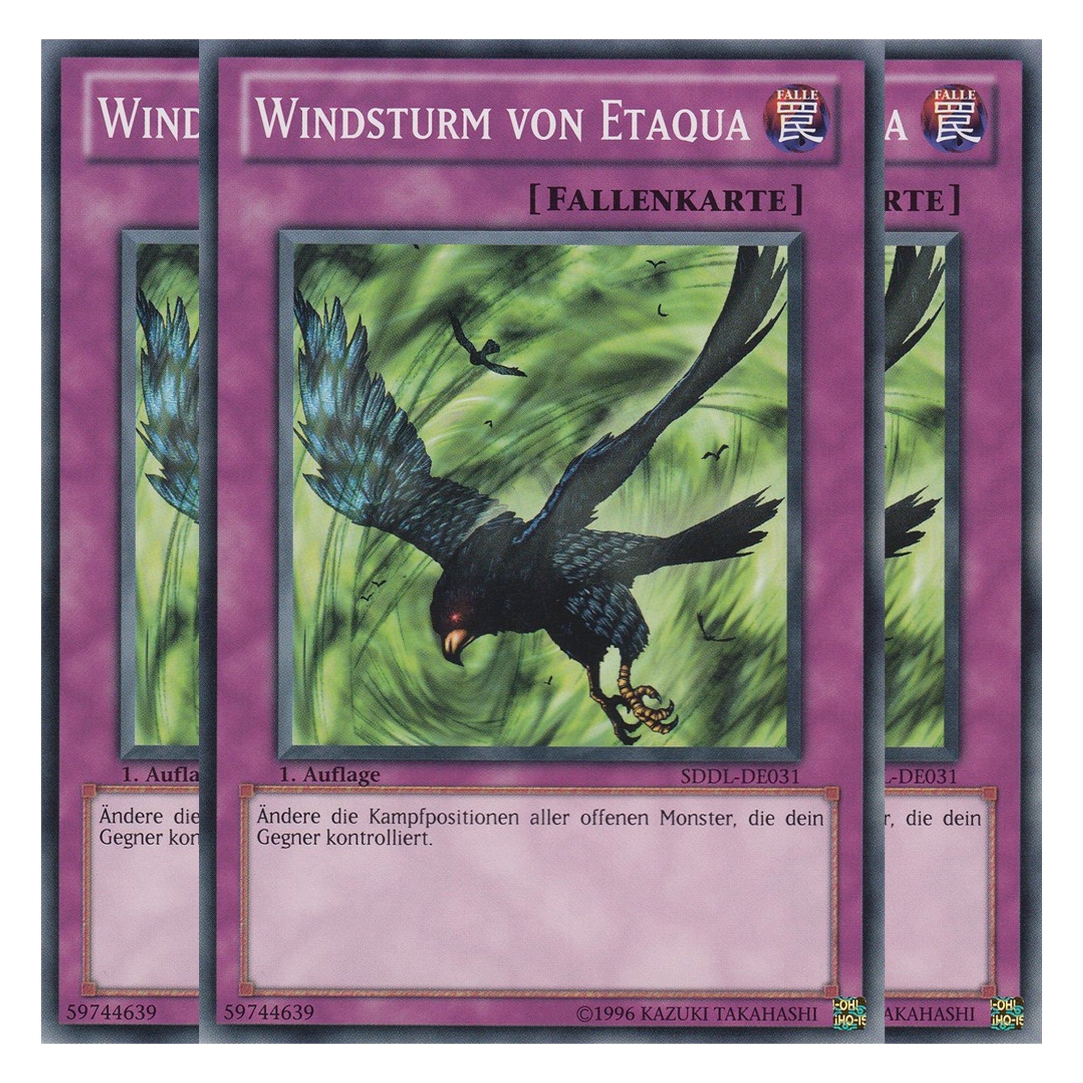 Windsturm von Etaqua - SDDL-DE031 - Common - Deutsch - 1. Auflage - Structure Deck: Dragunity Legion - Playset (3 Kopien)