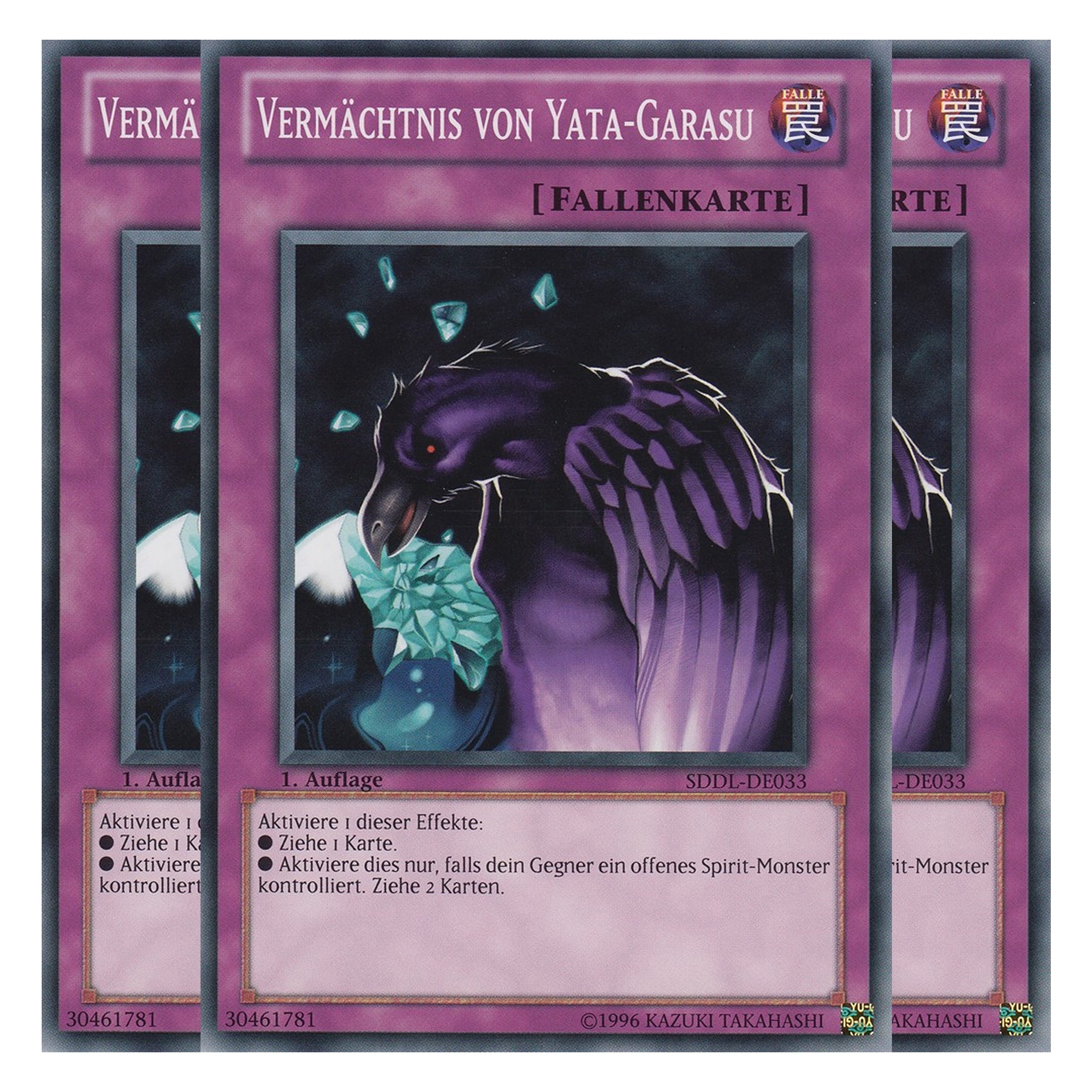 Vermächtnis von Yata-Garasu - SDDL-DE033 - Common - Deutsch - 1. Auflage - Structure Deck: Dragunity Legion - Playset (3 Kopien)