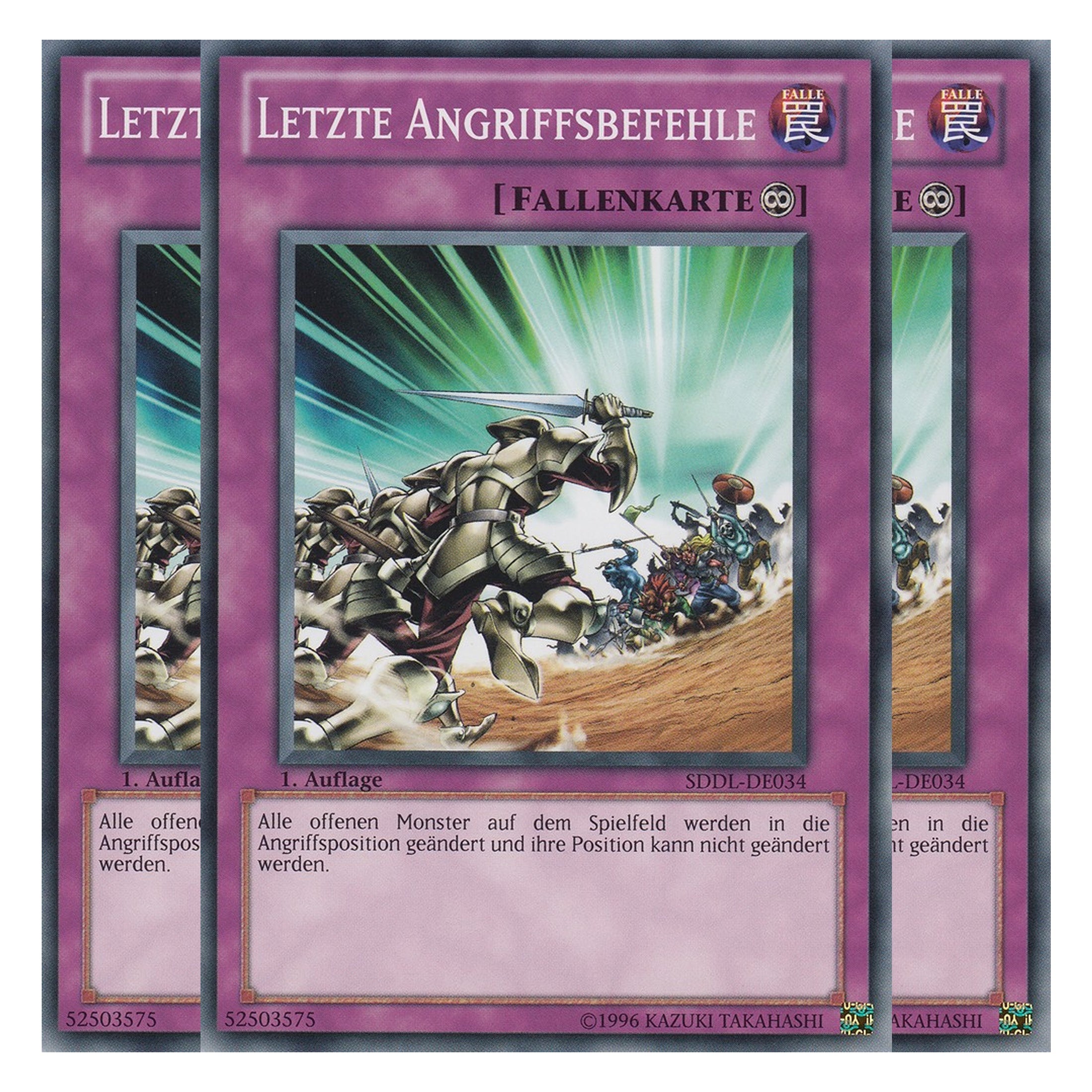 Letzte Angriffsbefehle - SDDL-DE034 - Common - Deutsch - 1. Auflage - Structure Deck: Dragunity Legion - Playset (3 Kopien)