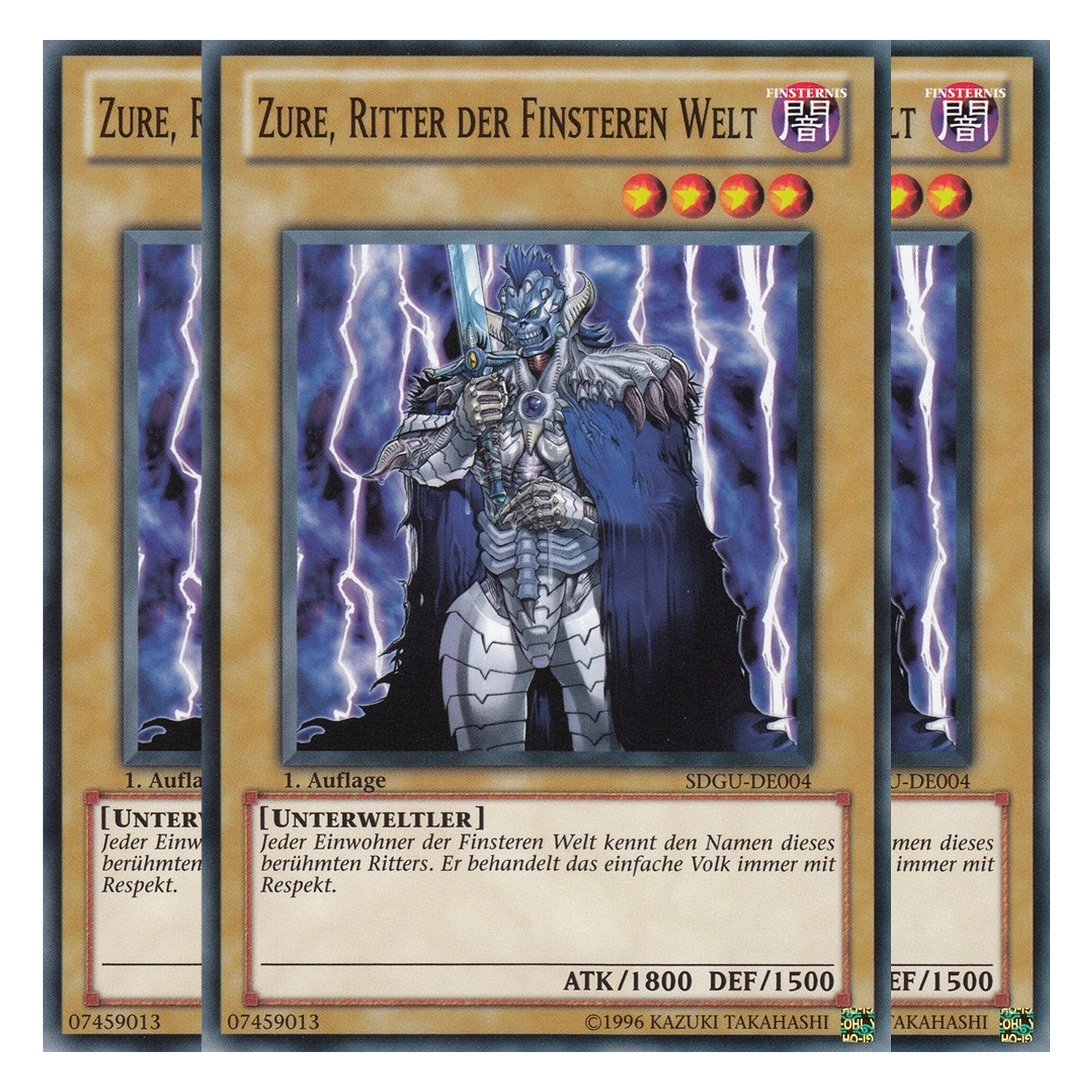Zure, Ritter der Finsteren Welt - SDGU-DE004 - Common - Deutsch - 1. Auflage - Structure Deck: Gates of the Underworld - Playset (3 Kopien)