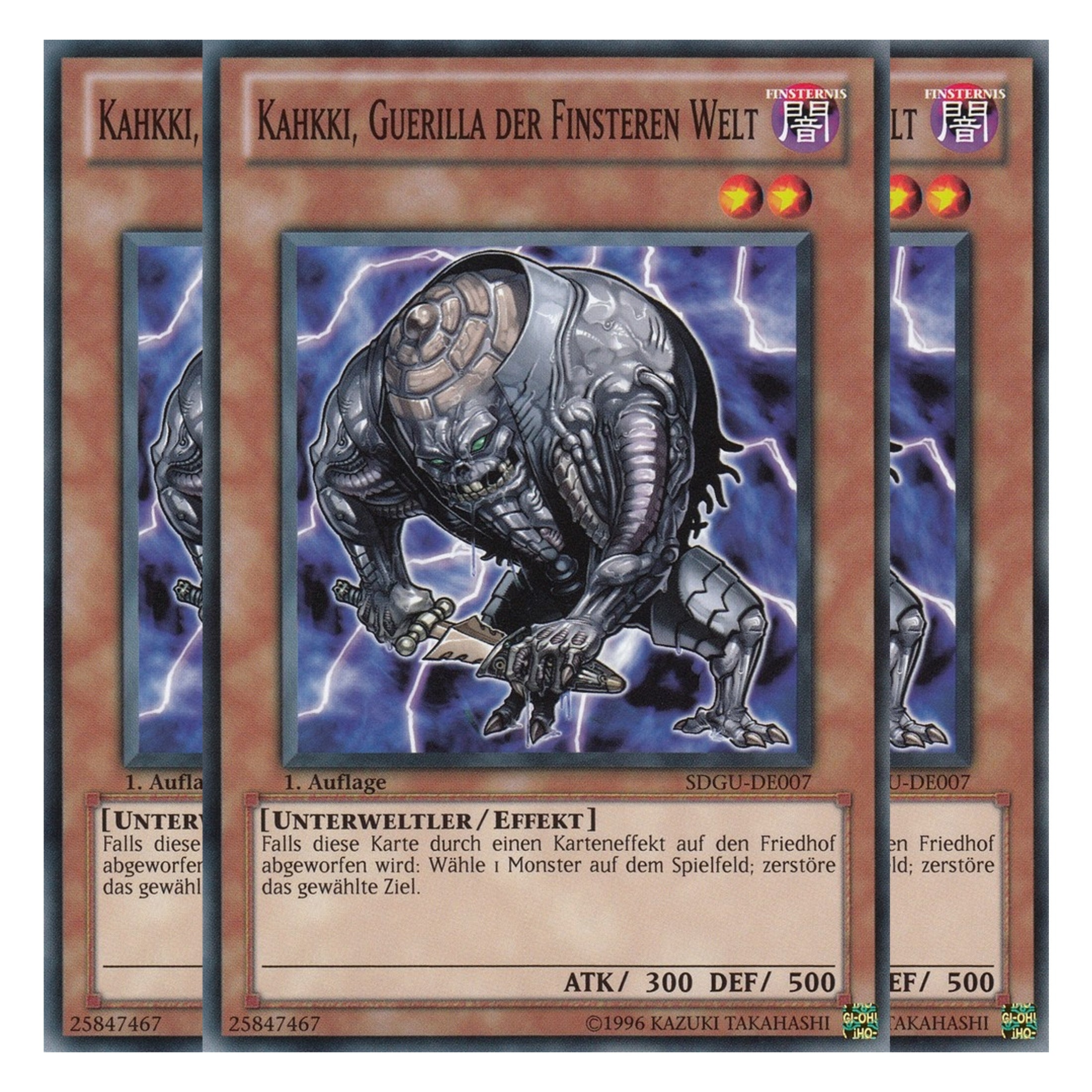 Kahkki, Guerilla der Finsteren Welt - SDGU-DE007 - Common - Deutsch - 1. Auflage - Structure Deck: Gates of the Underworld - Playset (3 Kopien)