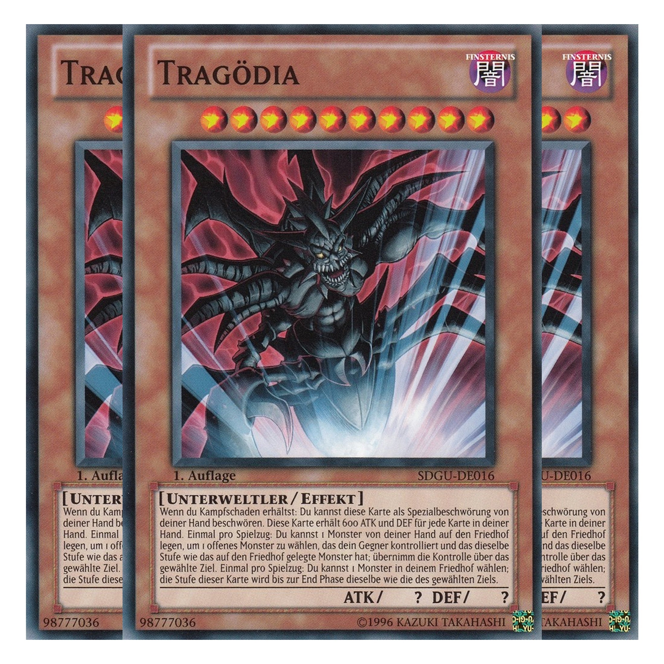 Tragödia - SDGU-DE016 - Common - Deutsch - 1. Auflage - Structure Deck: Gates of the Underworld - Playset (3 Kopien)