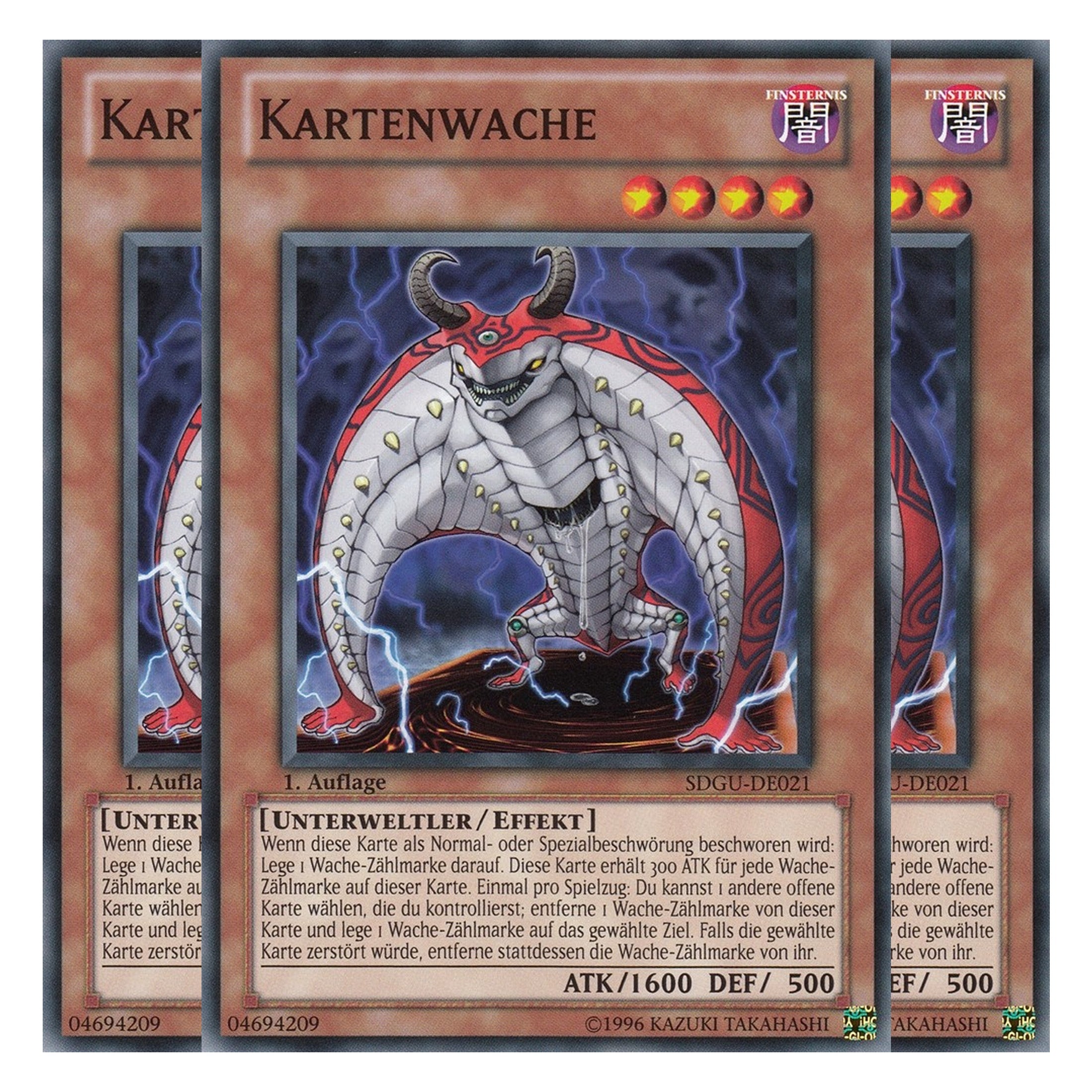 Kartenwache - SDGU-DE021 - Common - Deutsch - 1. Auflage - Structure Deck: Gates of the Underworld - Playset (3 Kopien)