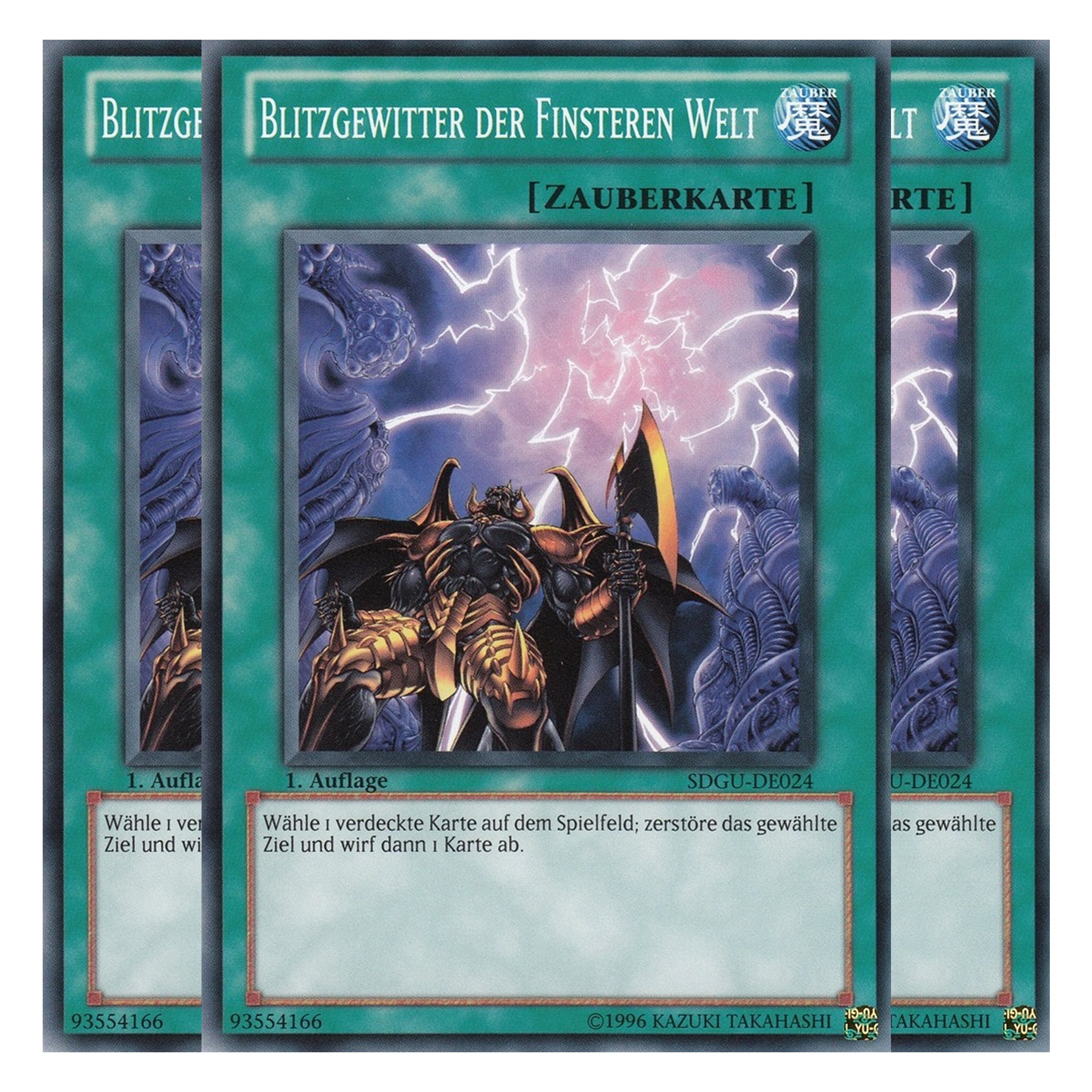 Blitzgewitter der Finsteren Welt - SDGU-DE024 - Common - Deutsch - 1. Auflage - Structure Deck: Gates of the Underworld - Playset (3 Kopien)