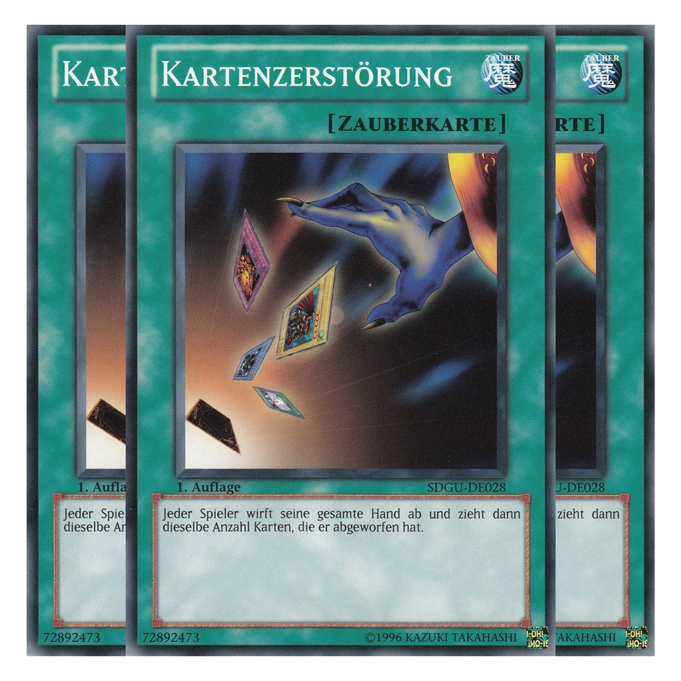 Kartenzerstörung - SDGU-DE028 - Common - Deutsch - 1. Auflage - Structure Deck: Gates of the Underworld - Playset (3 Kopien)