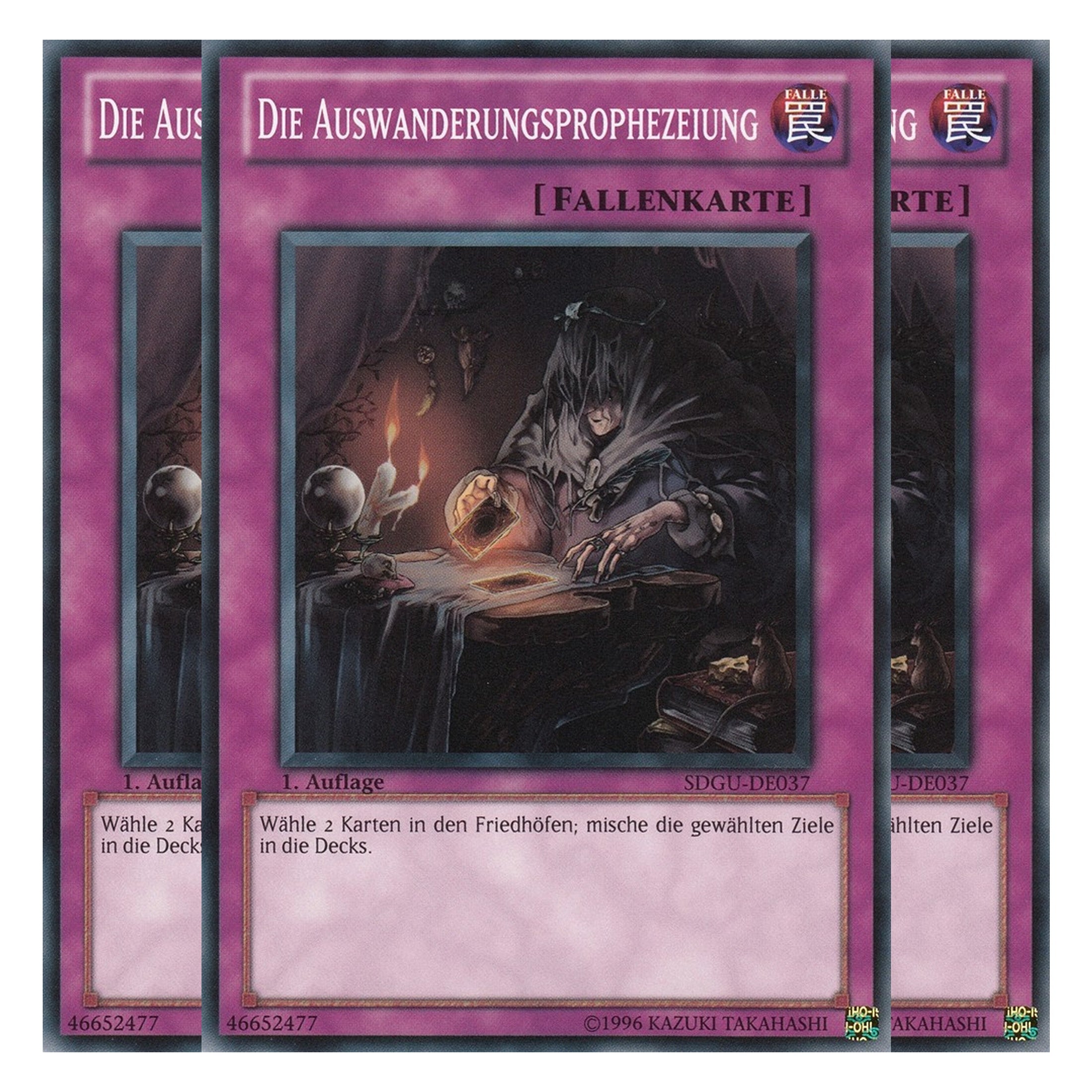Die Auswanderungsprophezeiung - SDGU-DE037 - Common - Deutsch - 1. Auflage - Structure Deck: Gates of the Underworld - Playset (3 Kopien)