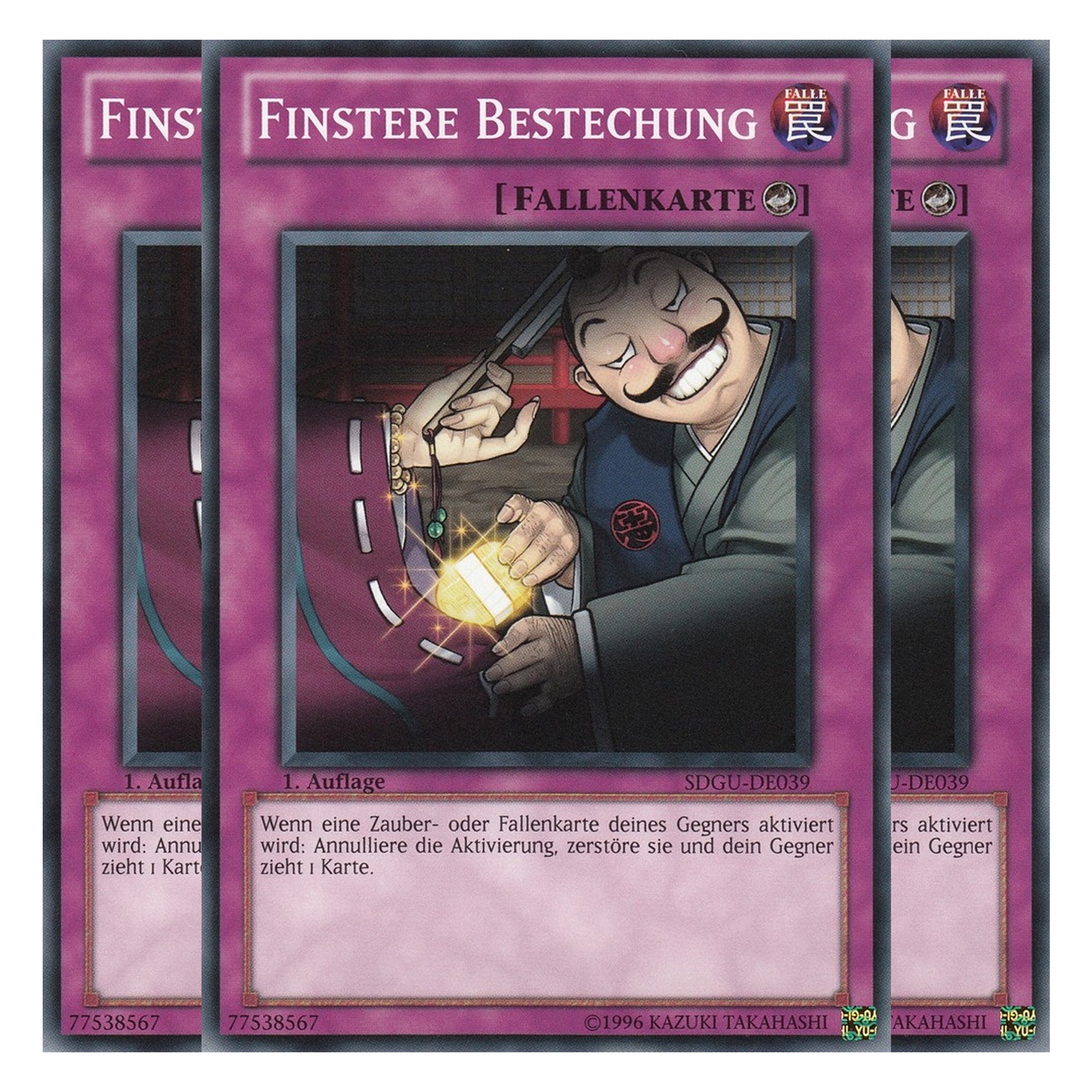 Finstere Bestechung - SDGU-DE039 - Common - Deutsch - 1. Auflage - Structure Deck: Gates of the Underworld - Playset (3 Kopien)