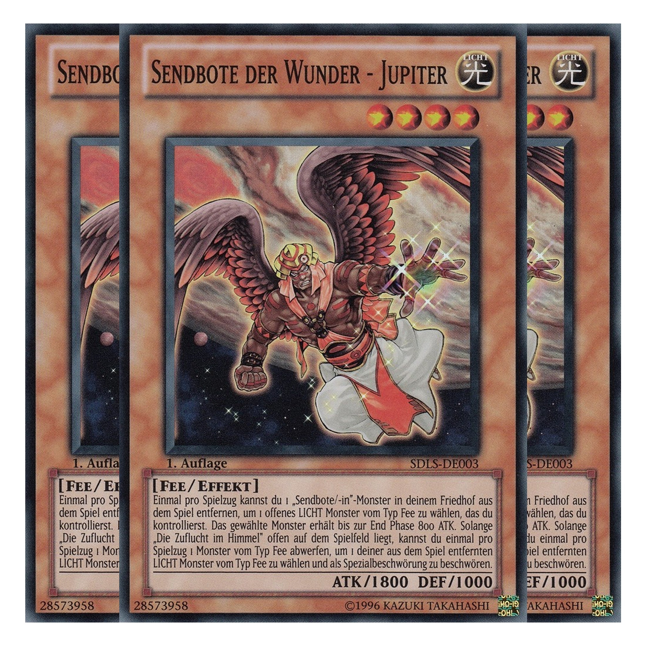 Sendbote der Wunder - Jupiter - SDLS-DE003 - Super Rare - Deutsch - 1. Auflage - Structure Deck: Lost Sanctuary - Playset (3 Kopien)
