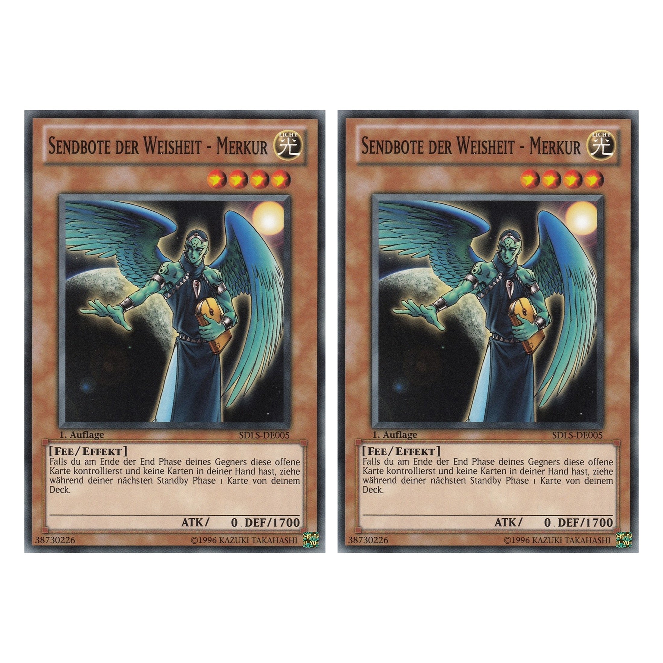 Sendbote der Weisheit - Merkur - SDLS-DE005 - Common - Deutsch - 1. Auflage - Structure Deck: Lost Sanctuary - Duo Set (2 Stück) - Yugioh