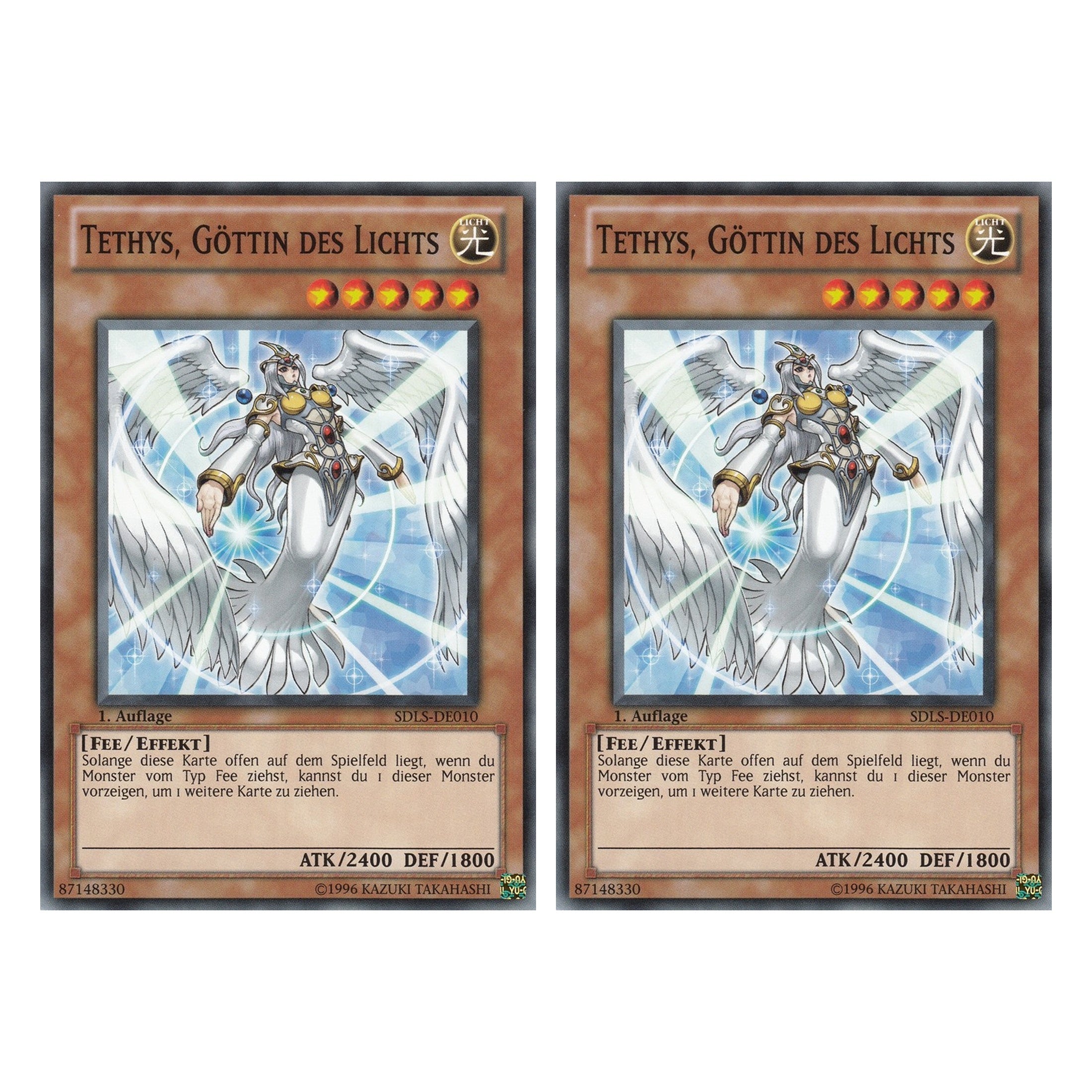 Tethys, Göttin des Lichts - SDLS-DE010 - Common - Deutsch - 1. Auflage - Structure Deck: Lost Sanctuary - Duo Set (2 Stück) - Yugioh