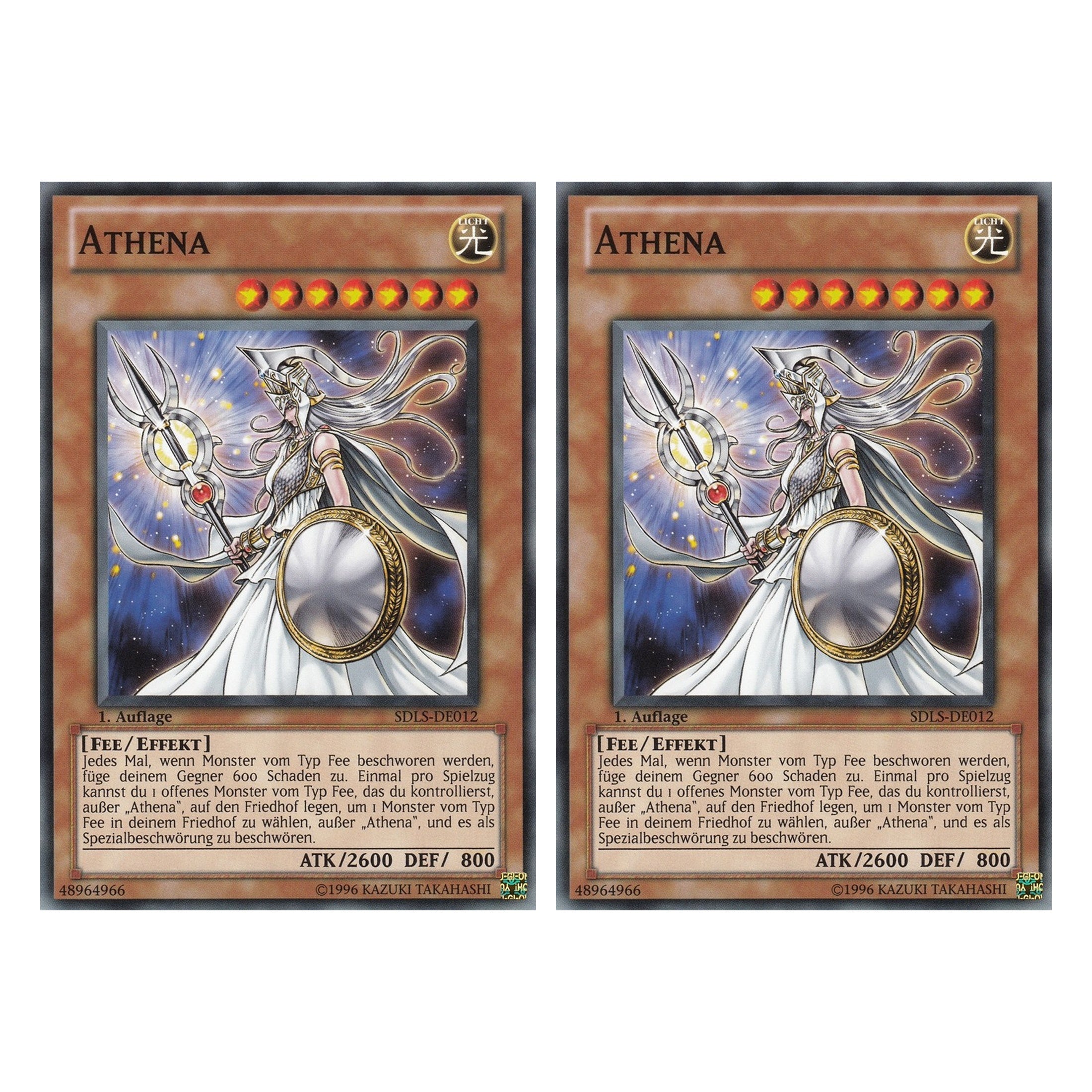 Athena - SDLS-DE012 - Common - Deutsch - 1. Auflage - Structure Deck: Lost Sanctuary - Duo Set (2 Stück) - Yugioh