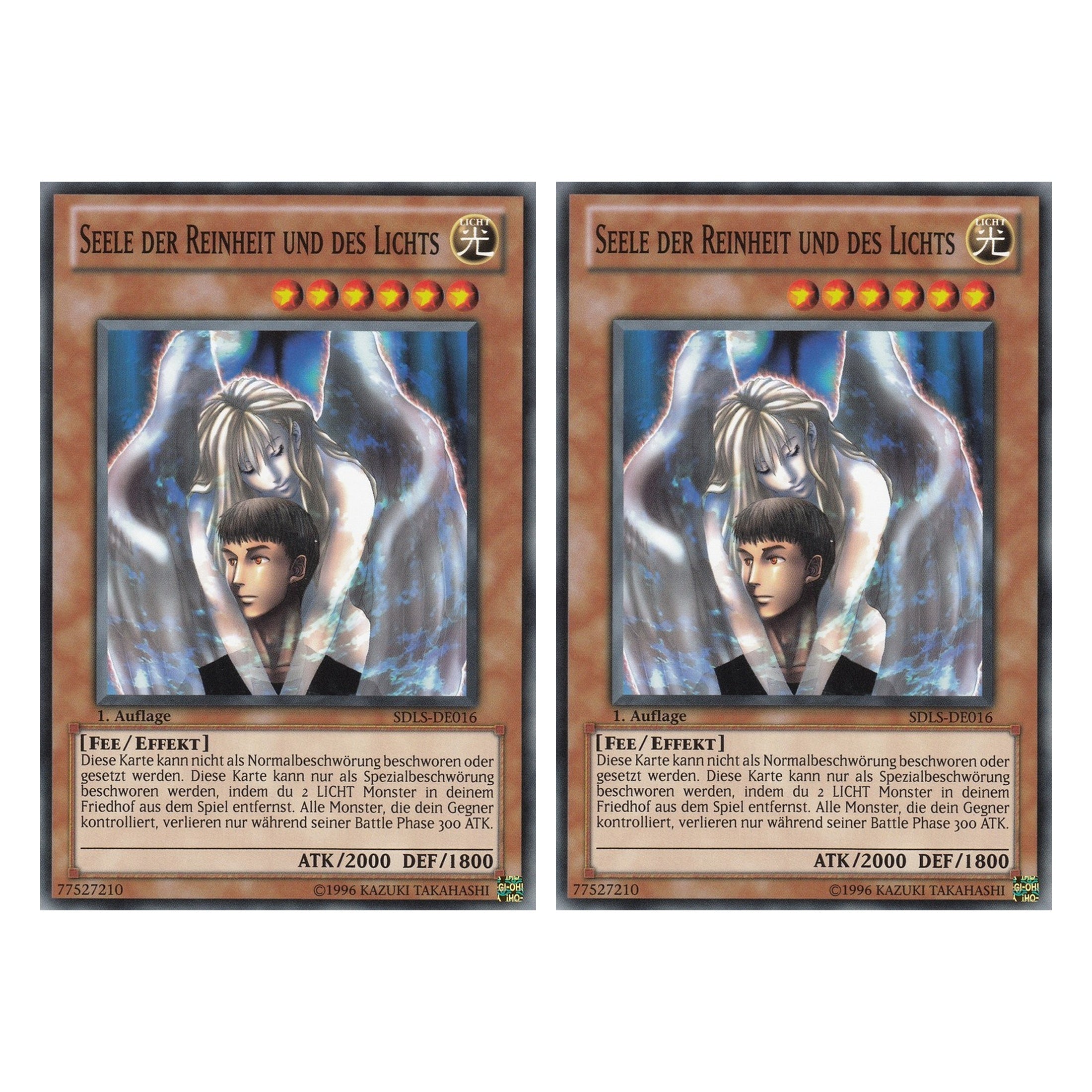 Seele der Reinheit und des Lichts - SDLS-DE016 - Common - Deutsch - 1. Auflage - Structure Deck: Lost Sanctuary - Duo Set (2 Stück) - Yugioh
