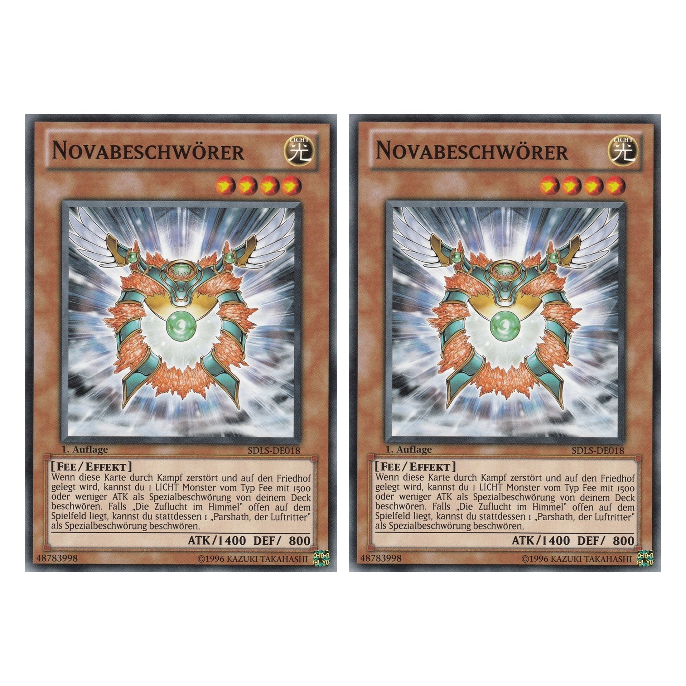 Novabeschwörer - SDLS-DE018 - Common - Deutsch - 1. Auflage - Structure Deck: Lost Sanctuary - Duo Set (2 Stück) - Yugioh