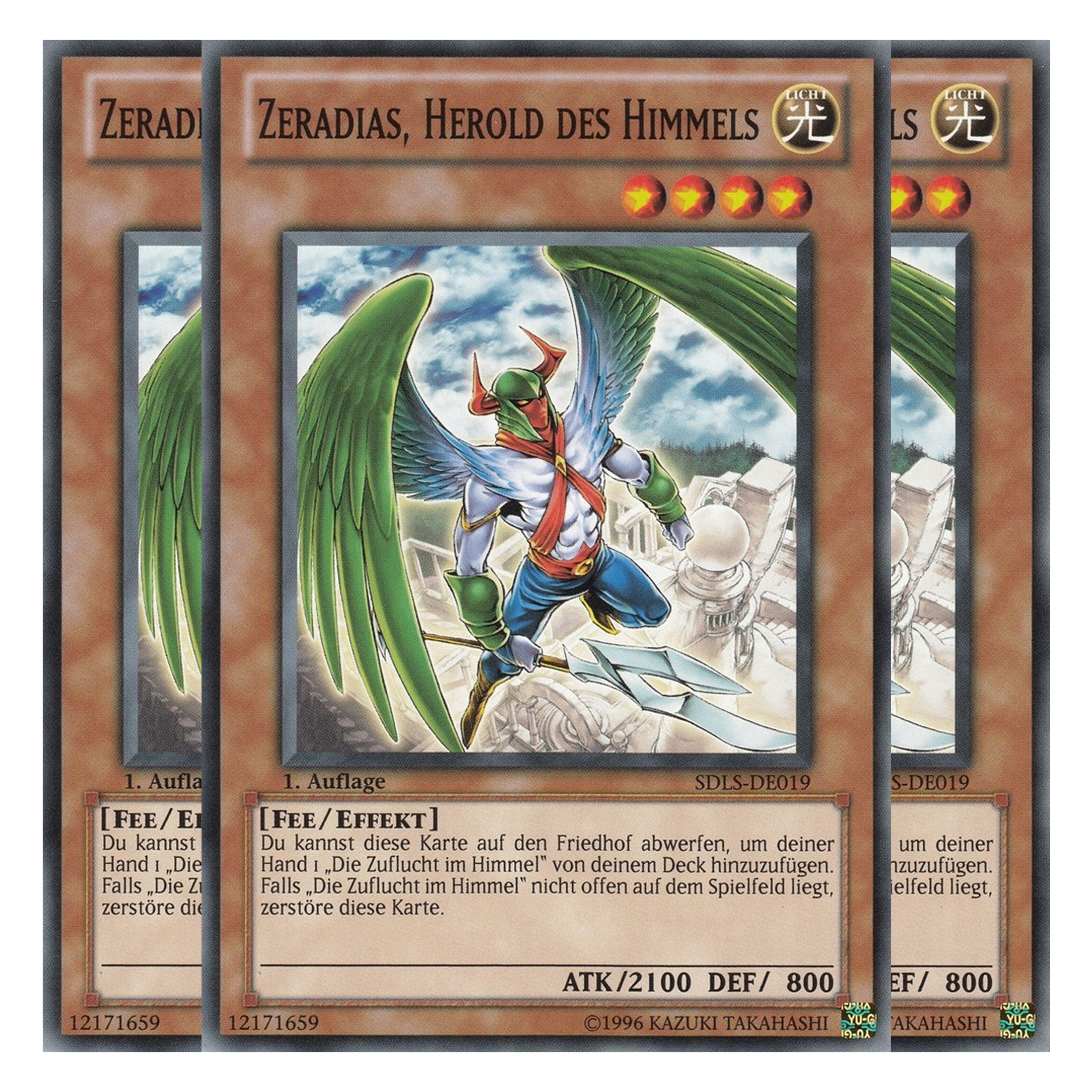 Zeradias, Herold des Himmels - SDLS-DE019 - Common - Deutsch - 1. Auflage - Structure Deck: Lost Sanctuary - Playset (3 Kopien)