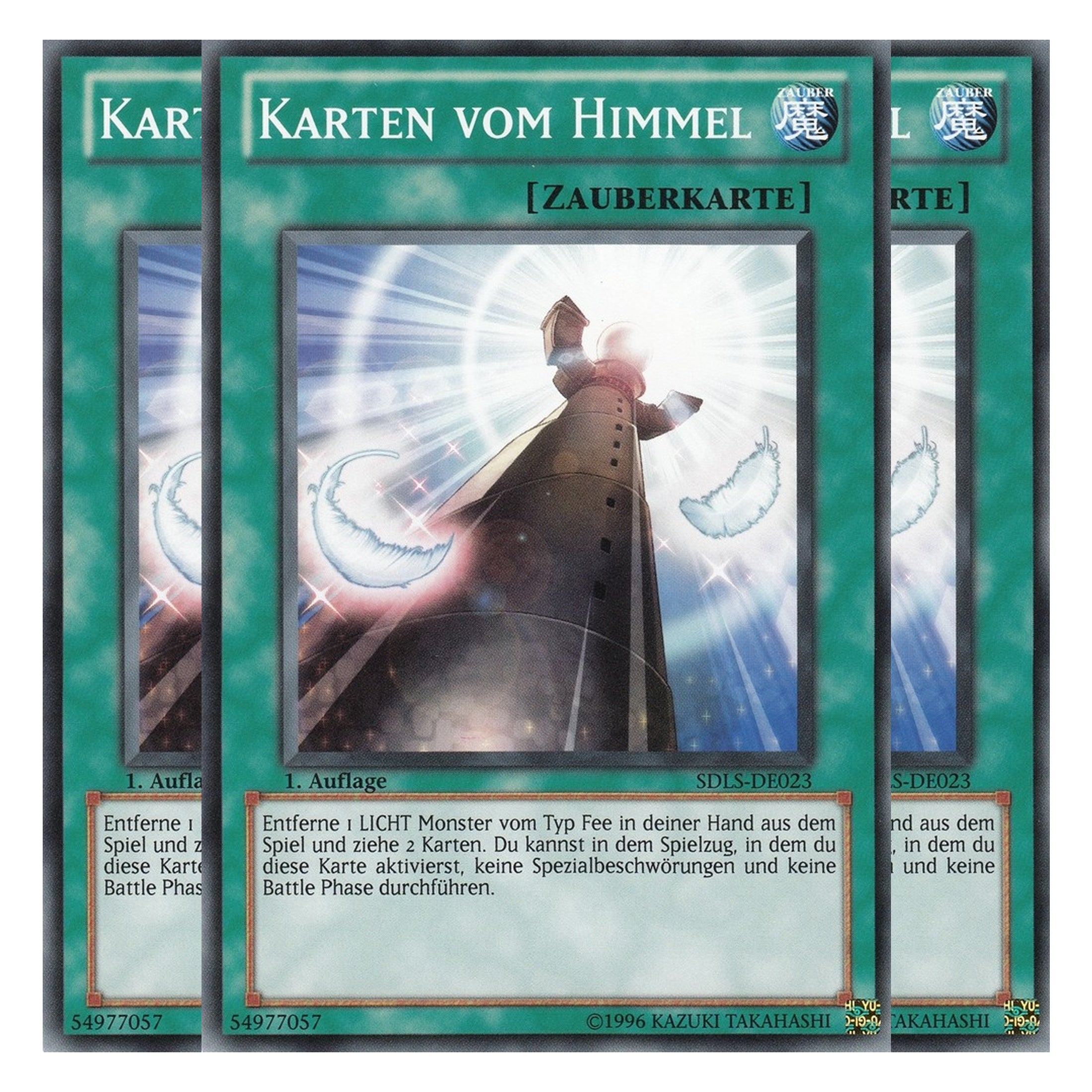 Karten vom Himmel - SDLS-DE023 - Common - Deutsch - 1. Auflage - Structure Deck: Lost Sanctuary - Playset (3 Kopien)