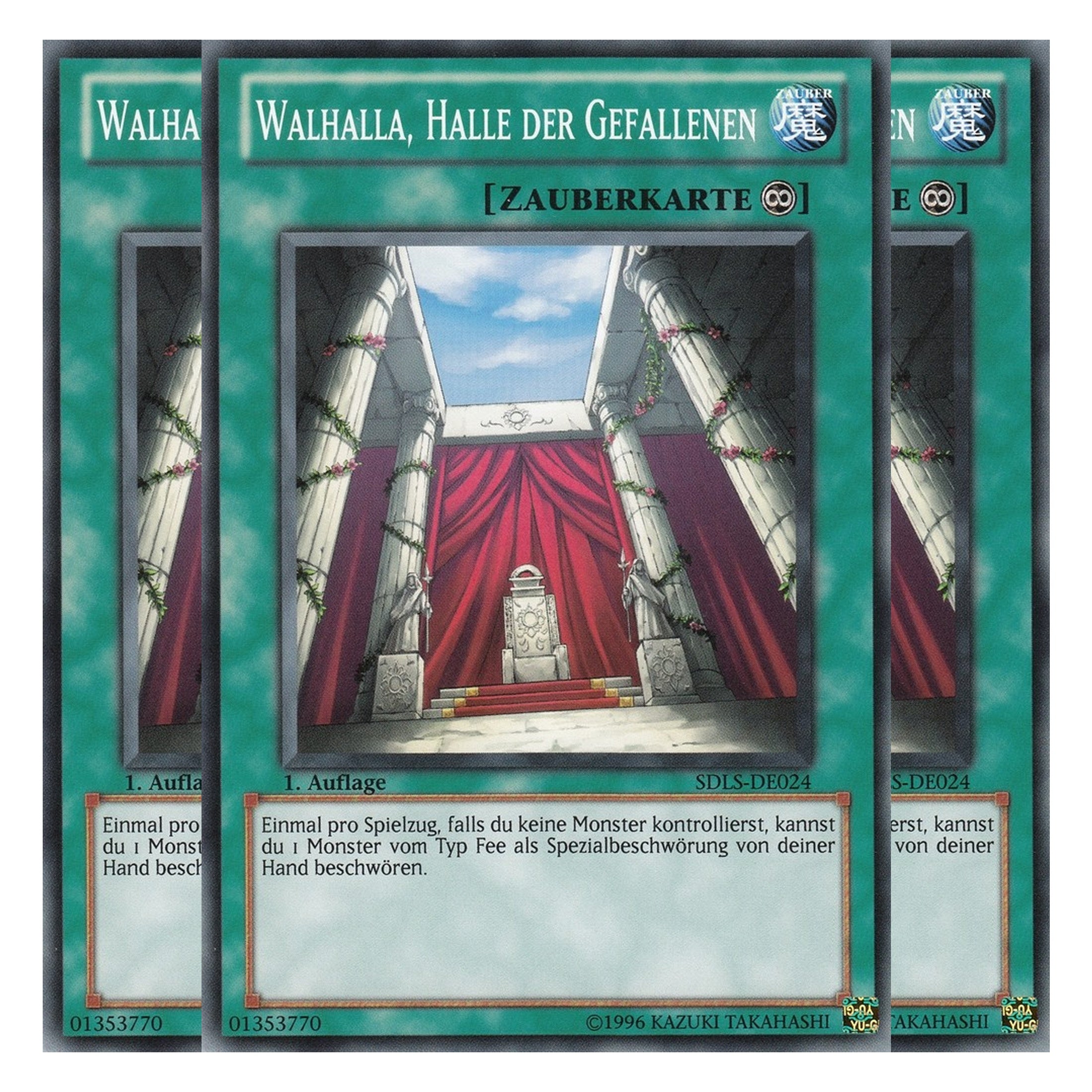 Walhalla, Halle der Gefallenen - SDLS-DE024 - Common - Deutsch - 1. Auflage - Structure Deck: Lost Sanctuary - Playset (3 Kopien)
