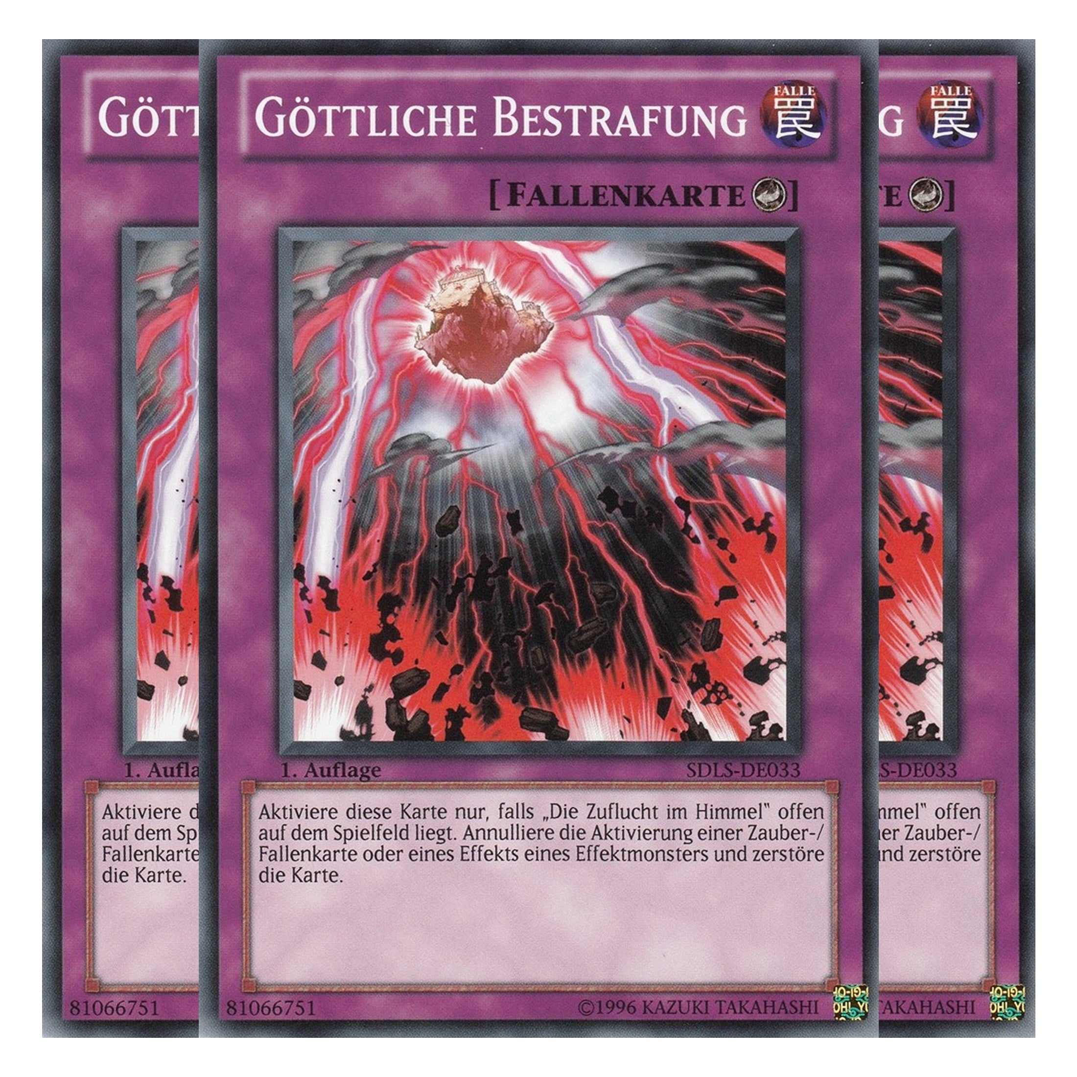 Göttliche Bestrafung - SDLS-DE033 - Common - Deutsch - 1. Auflage - Structure Deck: Lost Sanctuary - Playset (3 Kopien)