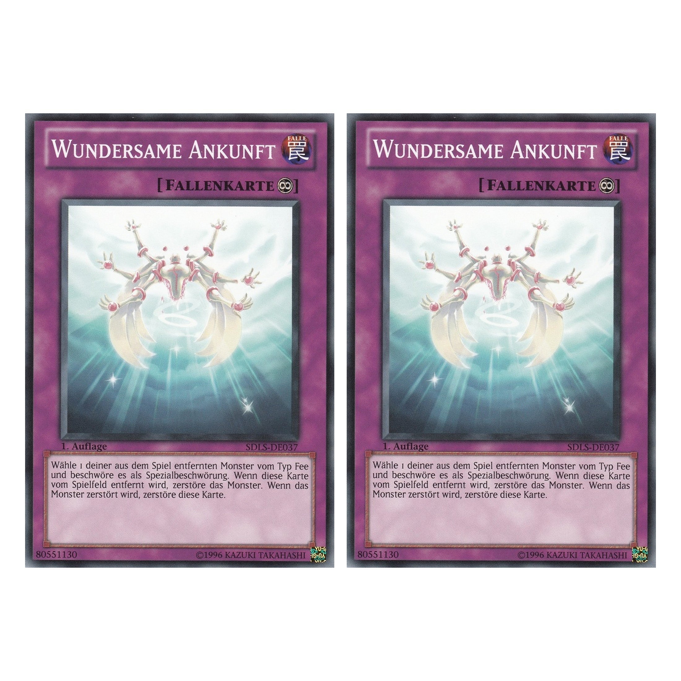 Wundersame Ankunft - SDLS-DE037 - Common - Deutsch - 1. Auflage - Structure Deck: Lost Sanctuary - Duo Set (2 Stück) - Yugioh