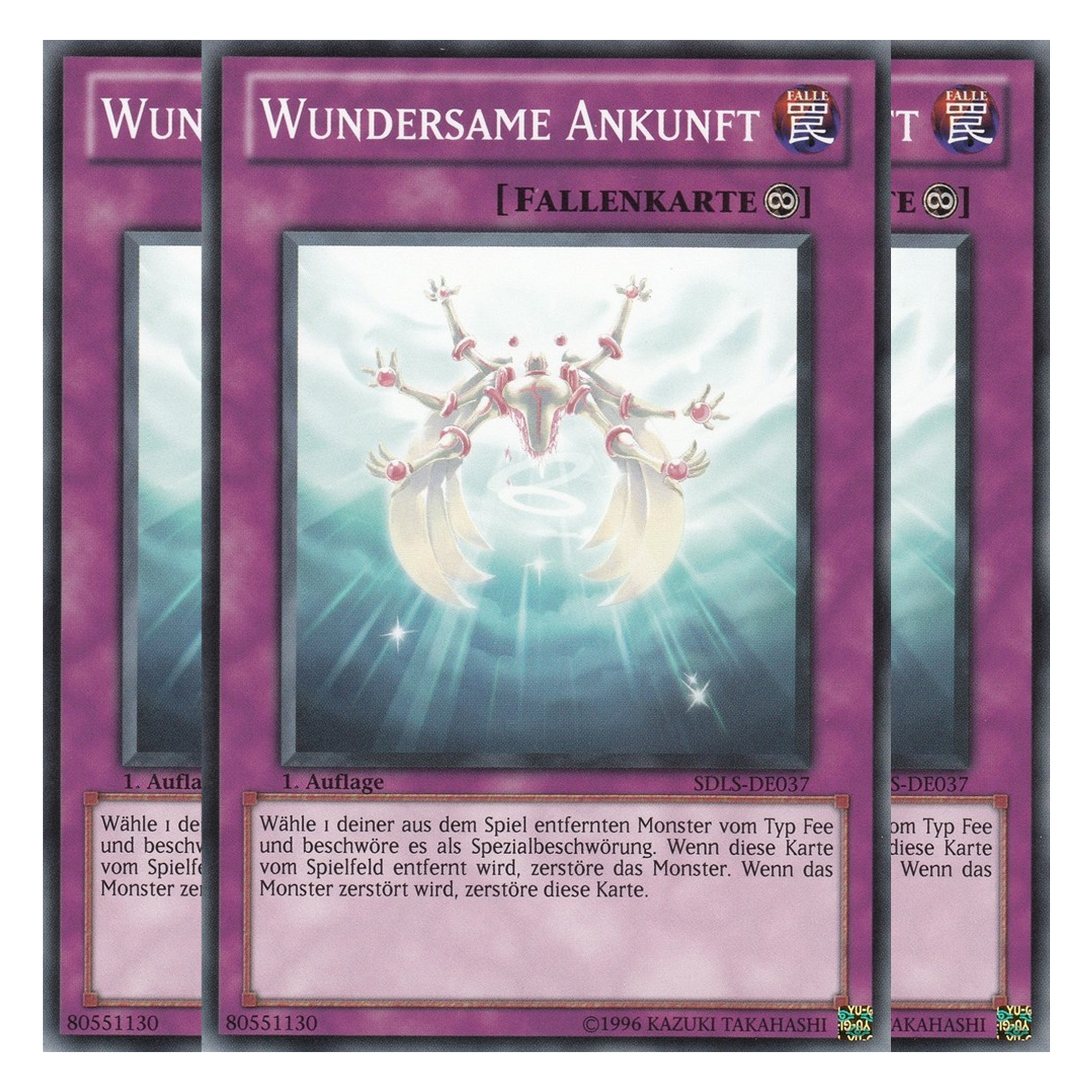 Wundersame Ankunft - SDLS-DE037 - Common - Deutsch - 1. Auflage - Structure Deck: Lost Sanctuary - Playset (3 Kopien)