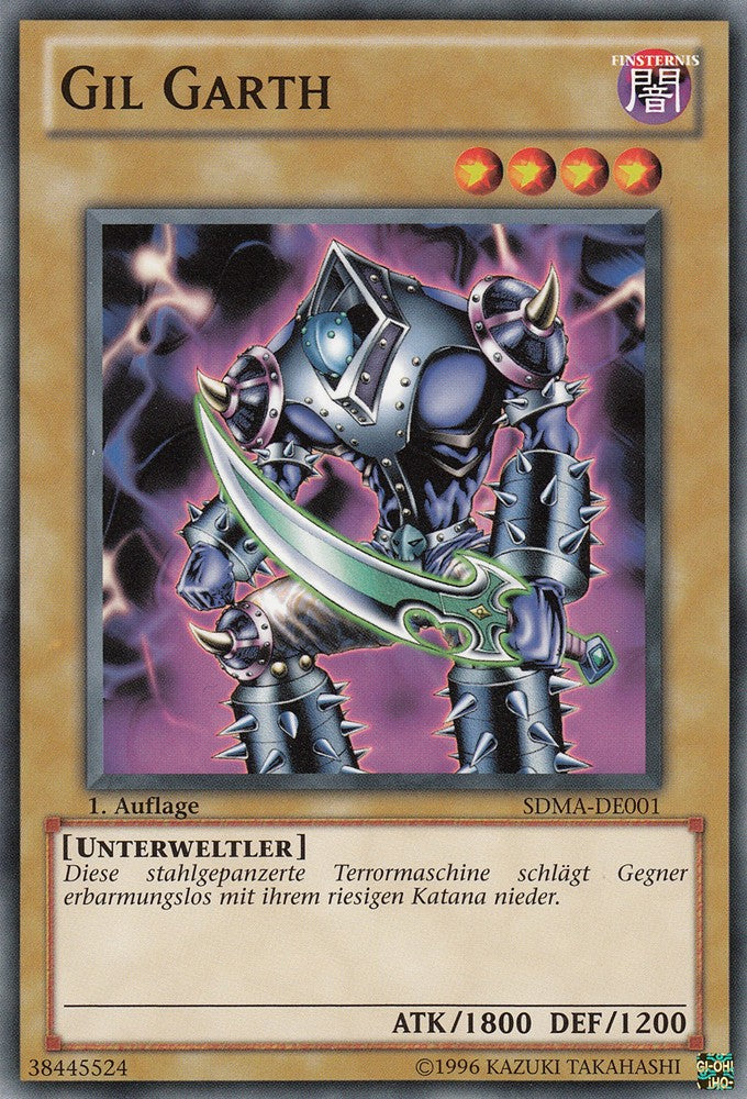 Gil Garth - SDMA-DE001 - Common - Deutsch - 1. Auflage - Structure Deck: Marik - Yugioh