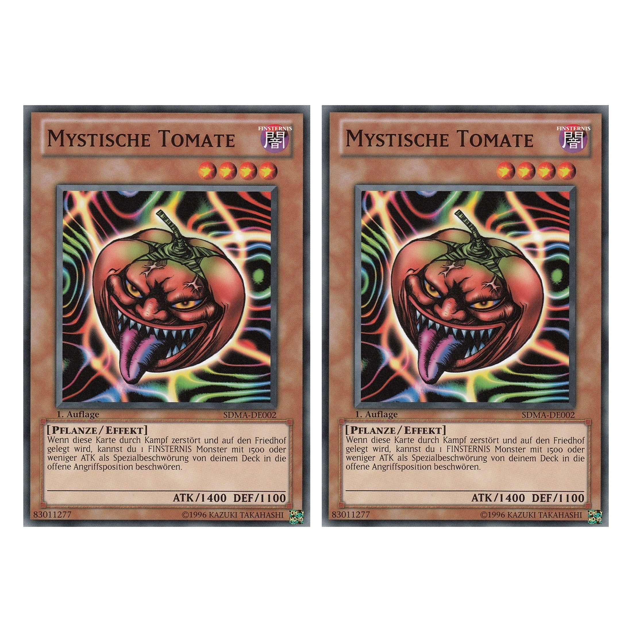 Mystische Tomate - SDMA-DE002 - Common - Deutsch - 1. Auflage - Structure Deck: Marik - Duo Set (2 Stück) - Yugioh