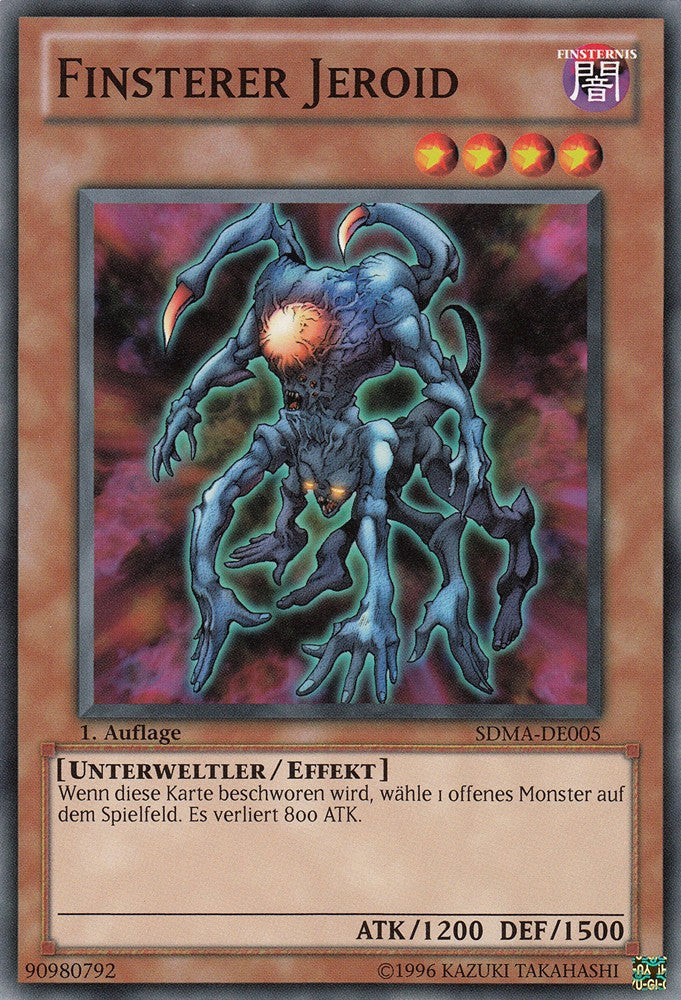 Finsterer Jeroid - SDMA-DE005 - Common - Deutsch - 1. Auflage - Structure Deck: Marik - Yugioh