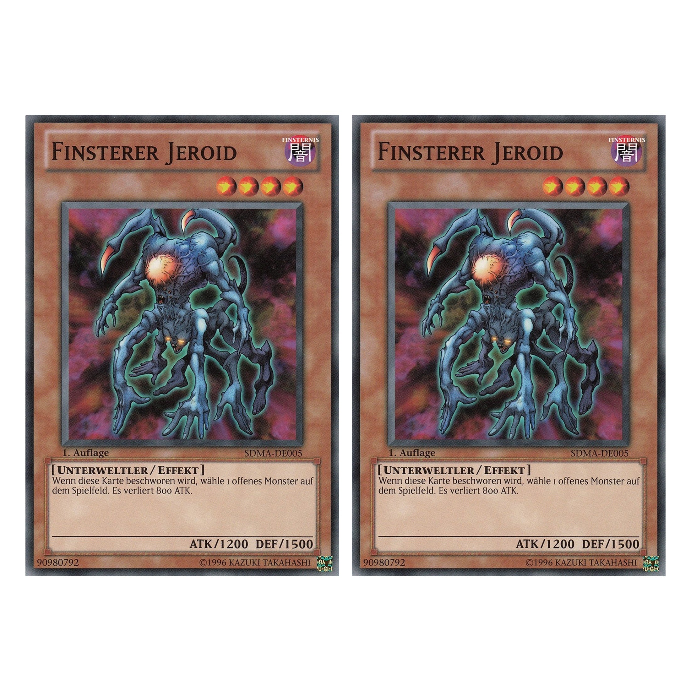 Finsterer Jeroid - SDMA-DE005 - Common - Deutsch - 1. Auflage - Structure Deck: Marik - Duo Set (2 Stück) - Yugioh