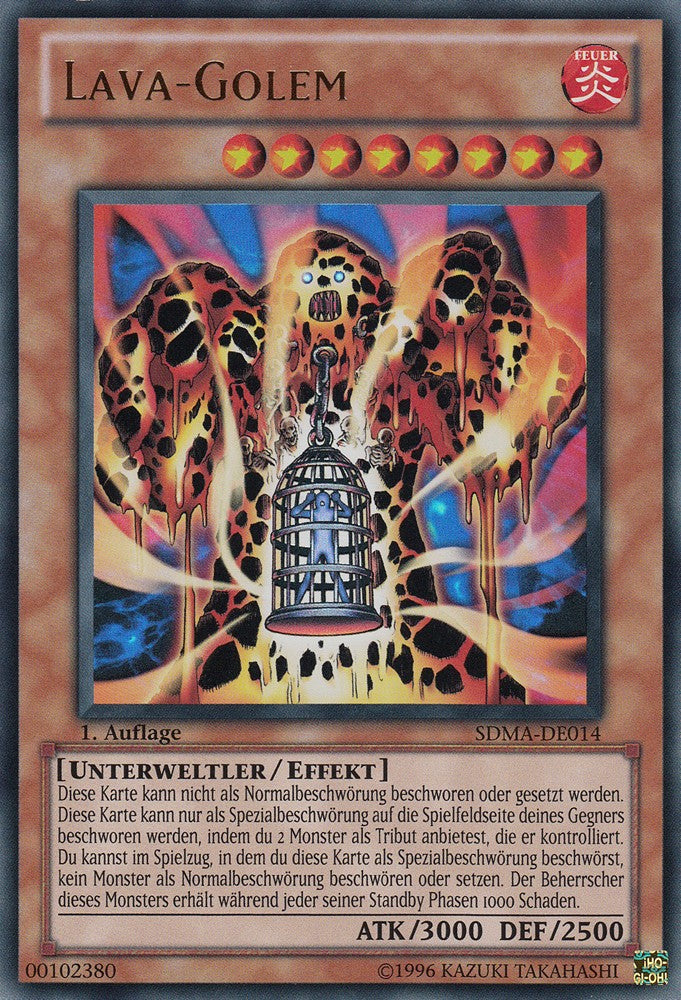 Lava Golem - SDMA-DE014 - Ultra Rare - Deutsch - 1. Auflage - Structure Deck: Marik - Yugioh