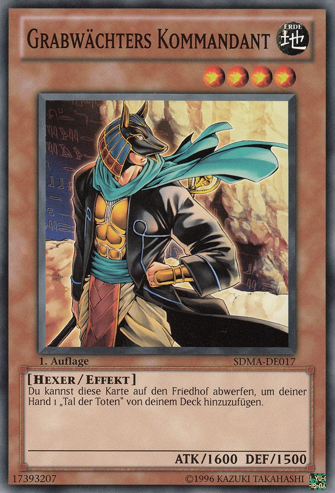 Grabwächters Kommandant - SDMA-DE017 - Common - Deutsch - 1. Auflage - Structure Deck: Marik - Yugioh