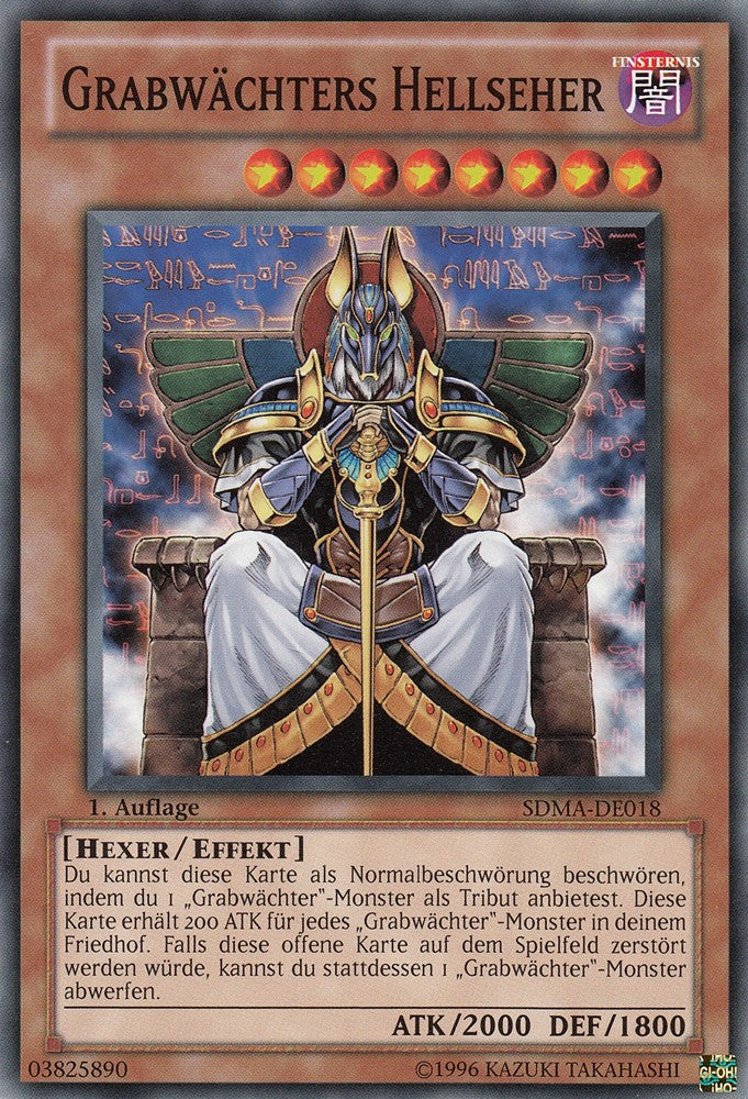 Grabwächters Hellseher - SDMA-DE018 - Common - Deutsch - 1. Auflage - Structure Deck: Marik - Yugioh