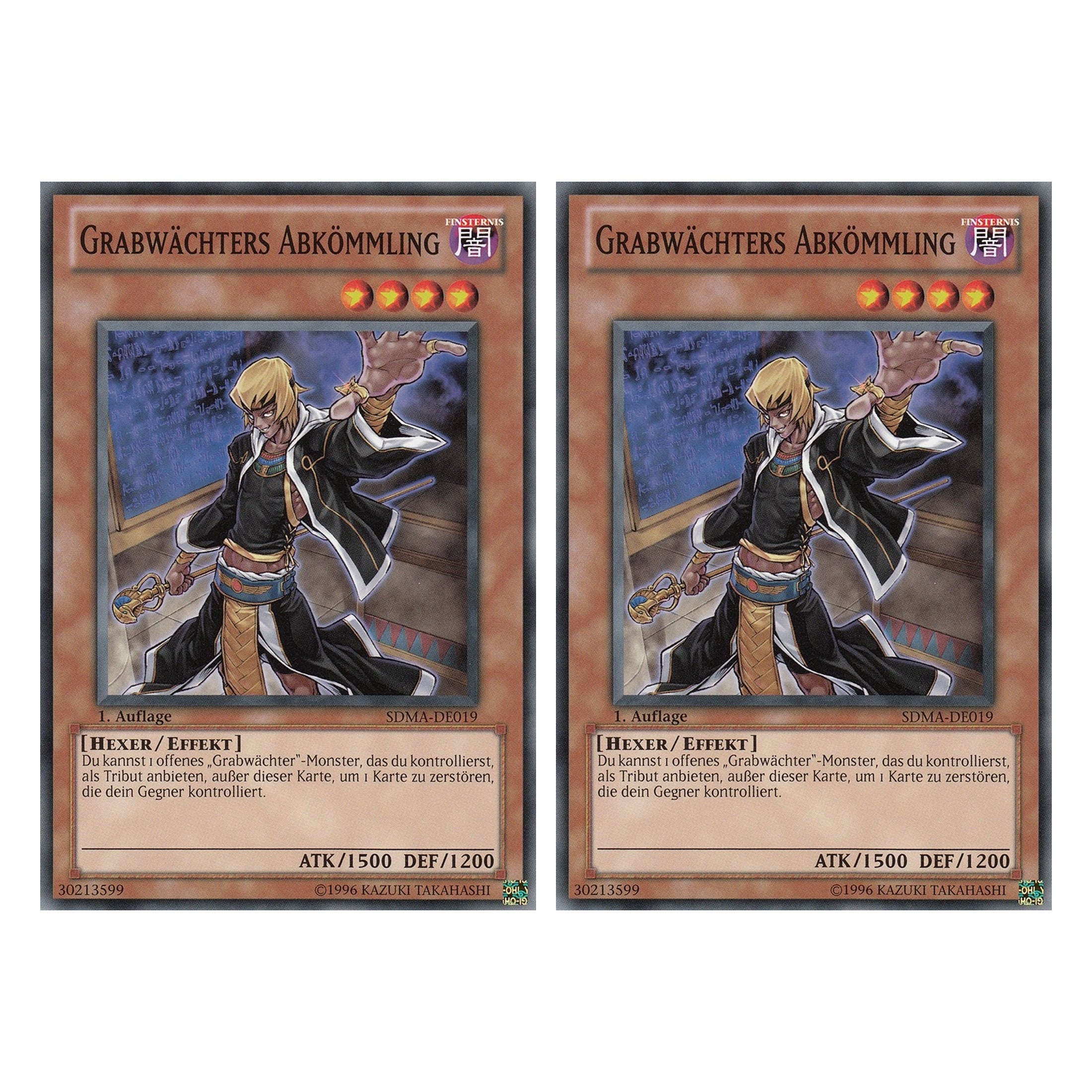 Grabwächters Abkömmling - SDMA-DE019 - Common - Deutsch - 1. Auflage - Structure Deck: Marik - Duo Set (2 Stück) - Yugioh