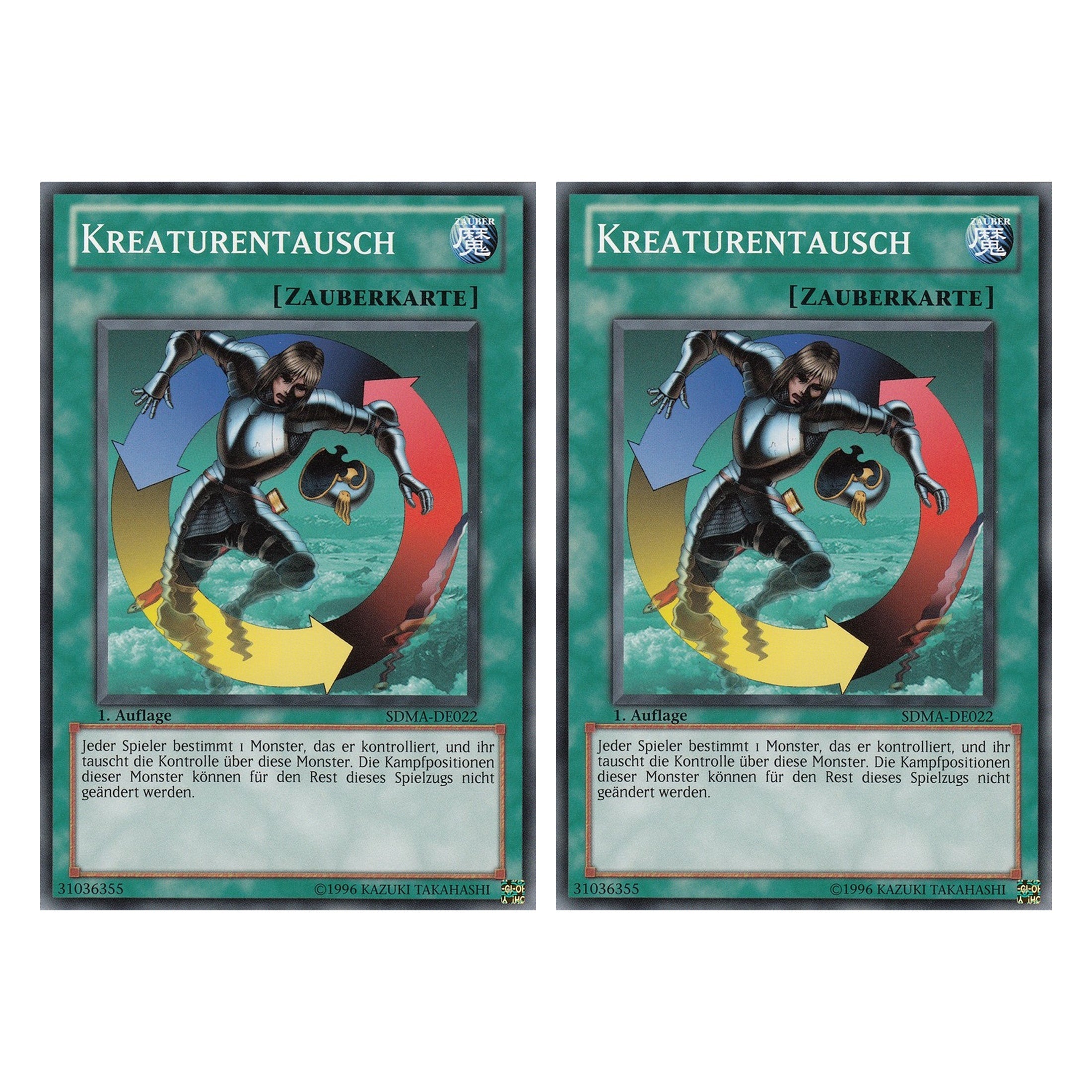 Kreaturentausch - SDMA-DE022 - Common - Deutsch - 1. Auflage - Structure Deck: Marik - Duo Set (2 Stück) - Yugioh