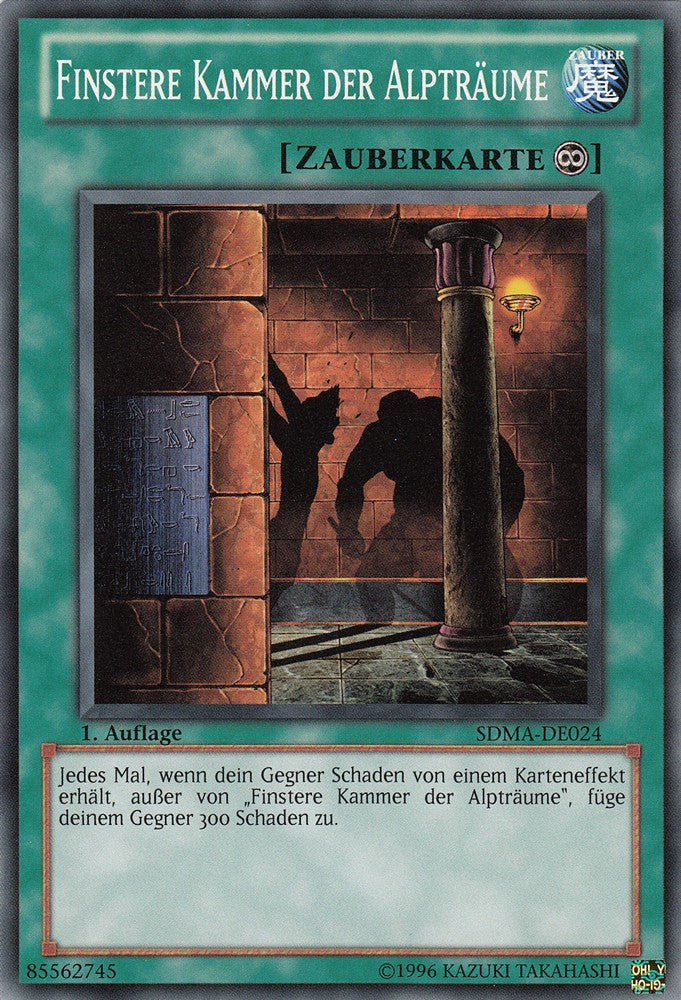Finstere Kammer der Alpträume - SDMA-DE024 - Common - Deutsch - 1. Auflage - Structure Deck: Marik - Yugioh