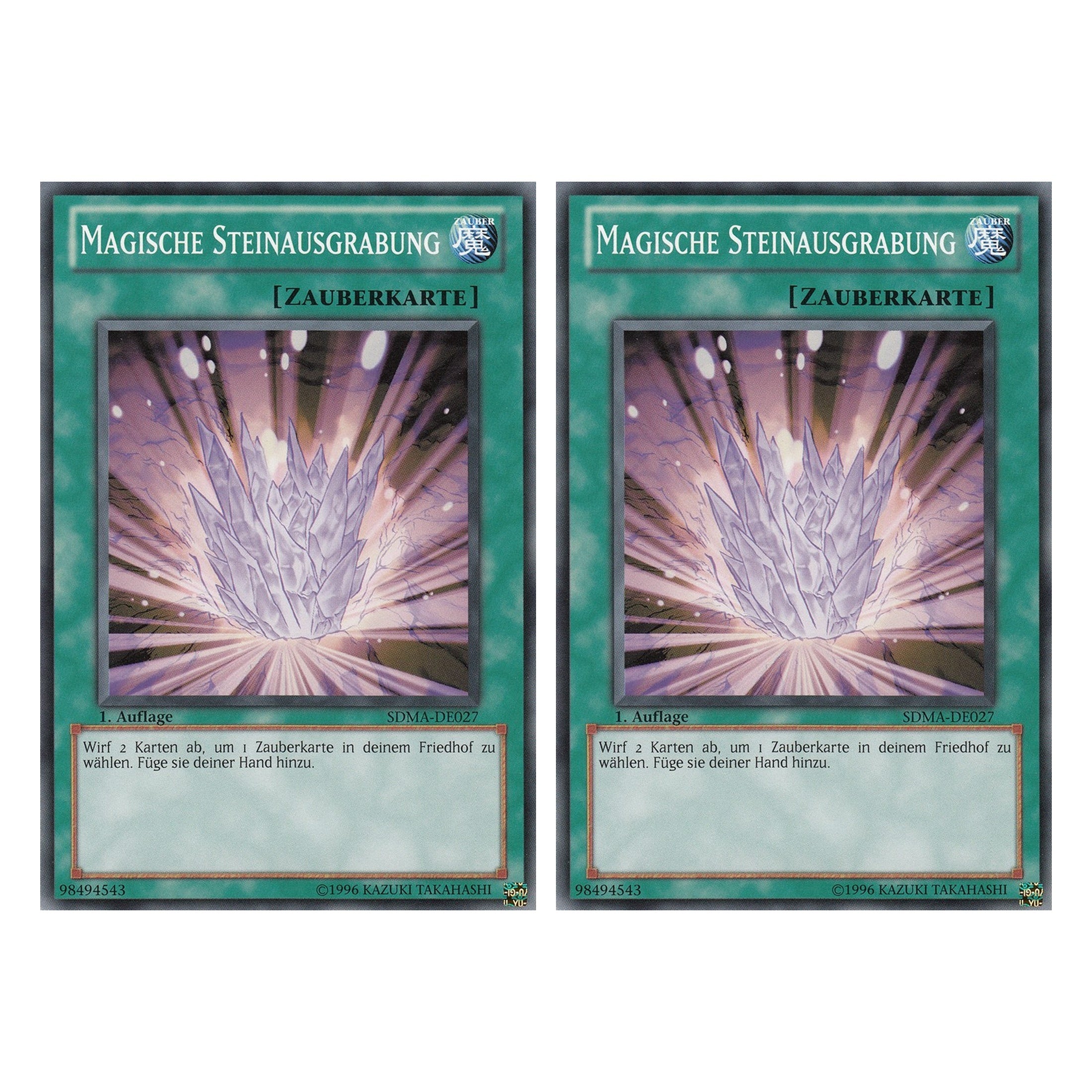 Magische Steinausgrabung - SDMA-DE027 - Common - Deutsch - 1. Auflage - Structure Deck: Marik - Duo Set (2 Stück) - Yugioh