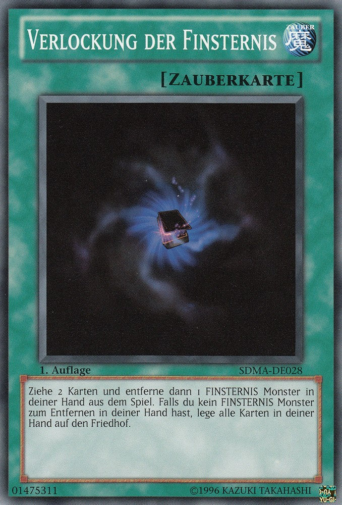 Verlockung der Finsternis - SDMA-DE028 - Common - Deutsch - 1. Auflage - Structure Deck: Marik - Yugioh