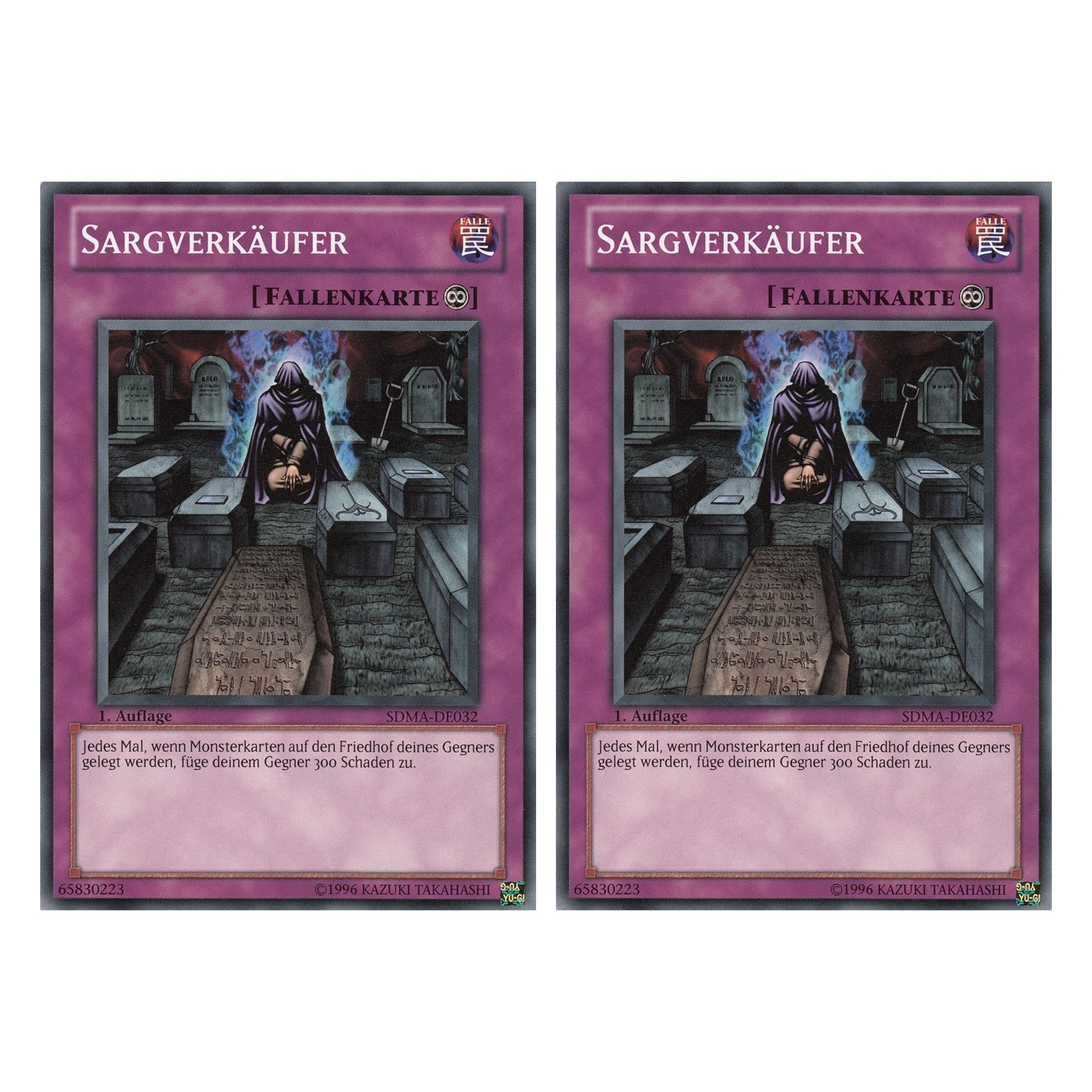 Sargverkäufer - SDMA-DE032 - Common - Deutsch - 1. Auflage - Structure Deck: Marik - Duo Set (2 Stück) - Yugioh