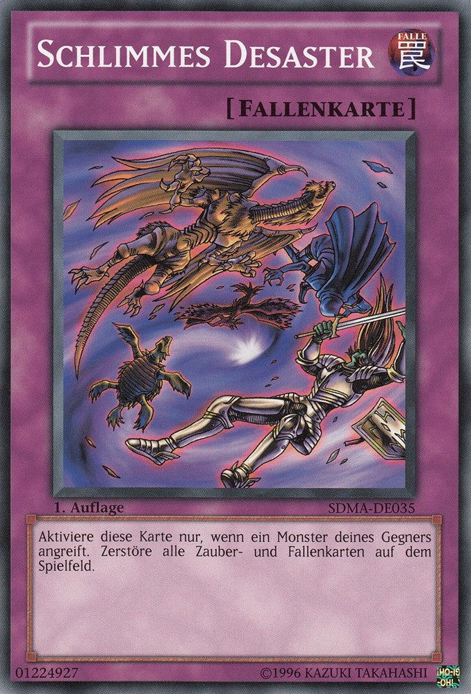 Schlimmes Desaster - SDMA-DE035 - Common - Deutsch - 1. Auflage - Structure Deck: Marik - Yugioh