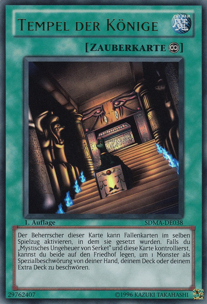 Tempel der Könige - SDMA-DE038 - Ultra Rare - Deutsch - 1. Auflage - Structure Deck: Marik - Yugioh