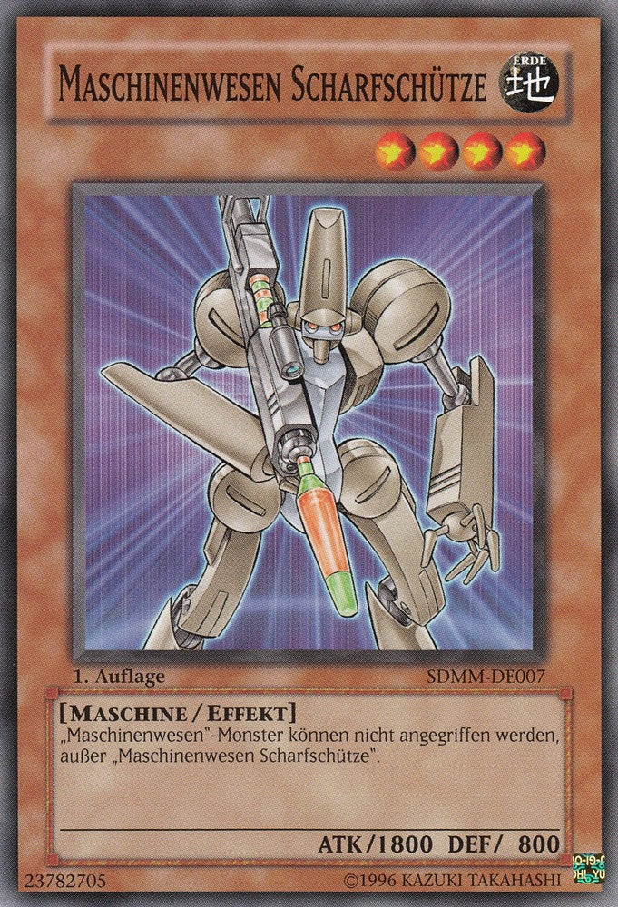 Maschinenwesen Scharfschütze - SDMM-DE007 - Common - Deutsch - 1. Auflage - Structure Deck: Machina Mayhem - Yugioh