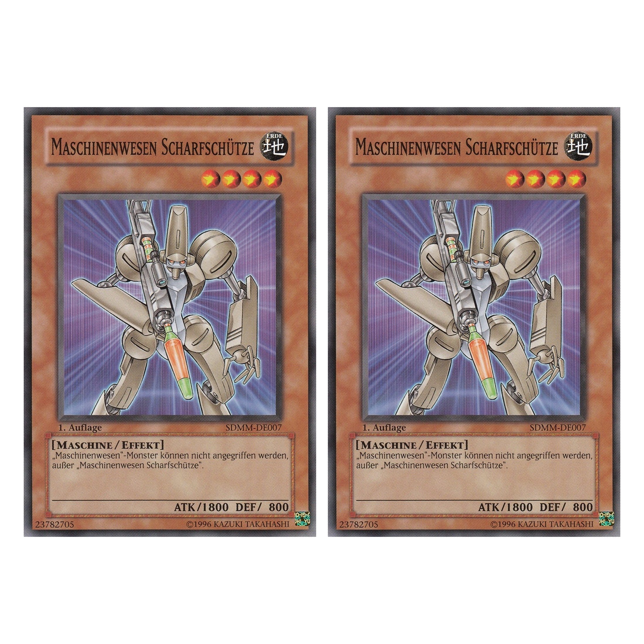 Maschinenwesen Scharfschütze - SDMM-DE007 - Common - Deutsch - 1. Auflage - Structure Deck: Machina Mayhem - Duo Set (2 Stück) - Yugioh