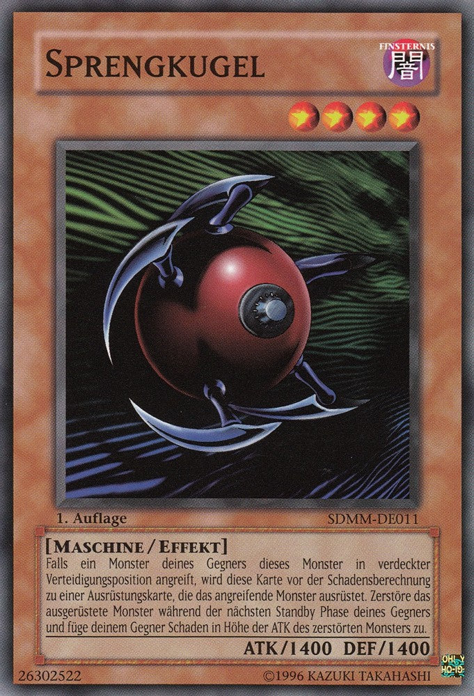 Sprengkugel - SDMM-DE011 - Common - Deutsch - 1. Auflage - Structure Deck: Machina Mayhem - Yugioh