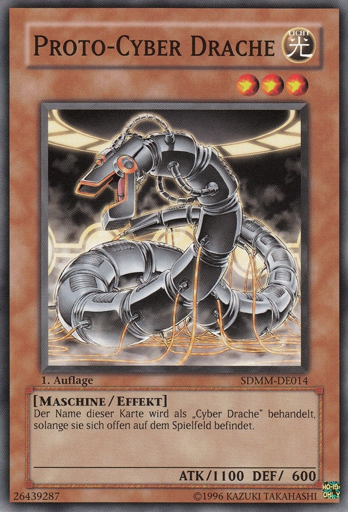 Proto-Cyber Drache - SDMM-DE014 - Common - Deutsch - 1. Auflage - Structure Deck: Machina Mayhem - Yugioh