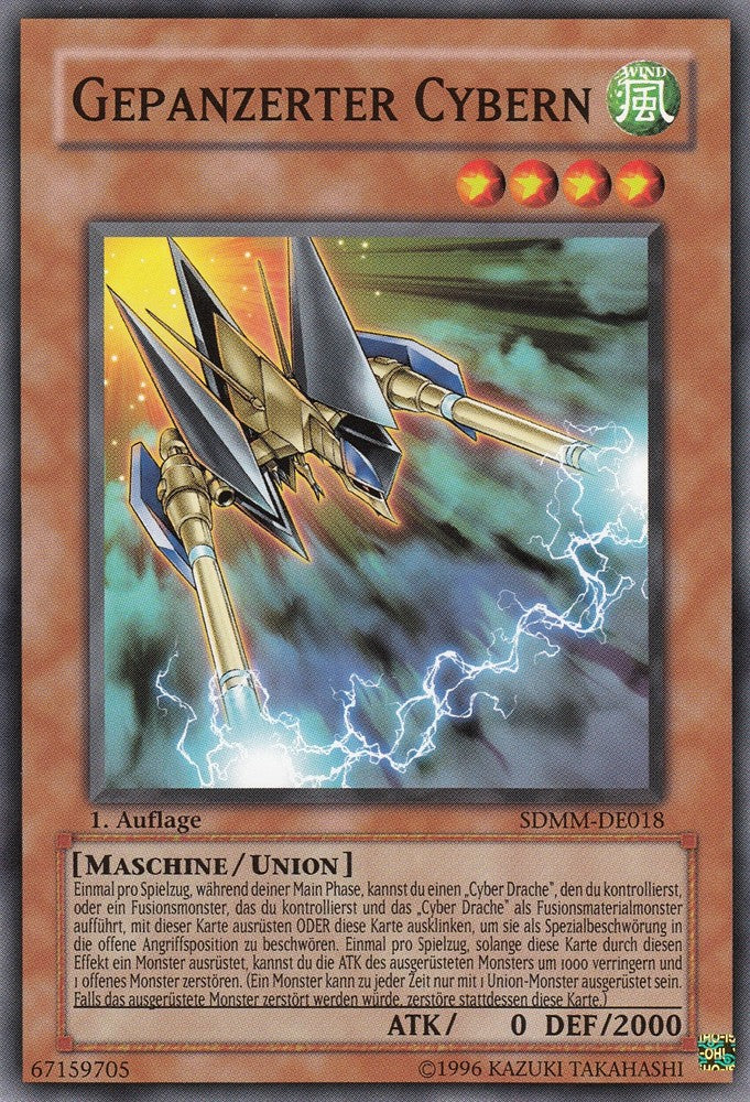 Gepanzerter Cybern - SDMM-DE018 - Common - Deutsch - 1. Auflage - Structure Deck: Machina Mayhem - Playset (3 Kopien)