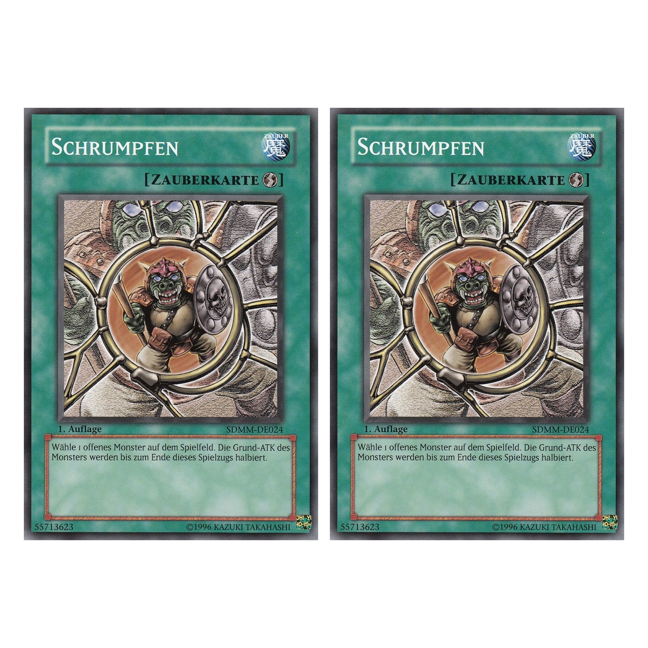Schrumpfen - SDMM-DE024 - Common - Deutsch - 1. Auflage - Structure Deck: Machina Mayhem - Duo Set (2 Stück) - Yugioh