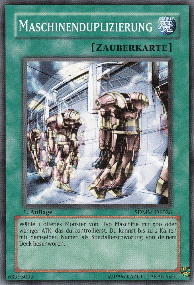 Maschinenduplizierung - SDMM-DE026 - Common - Deutsch - 1. Auflage - Structure Deck: Machina Mayhem - Yugioh